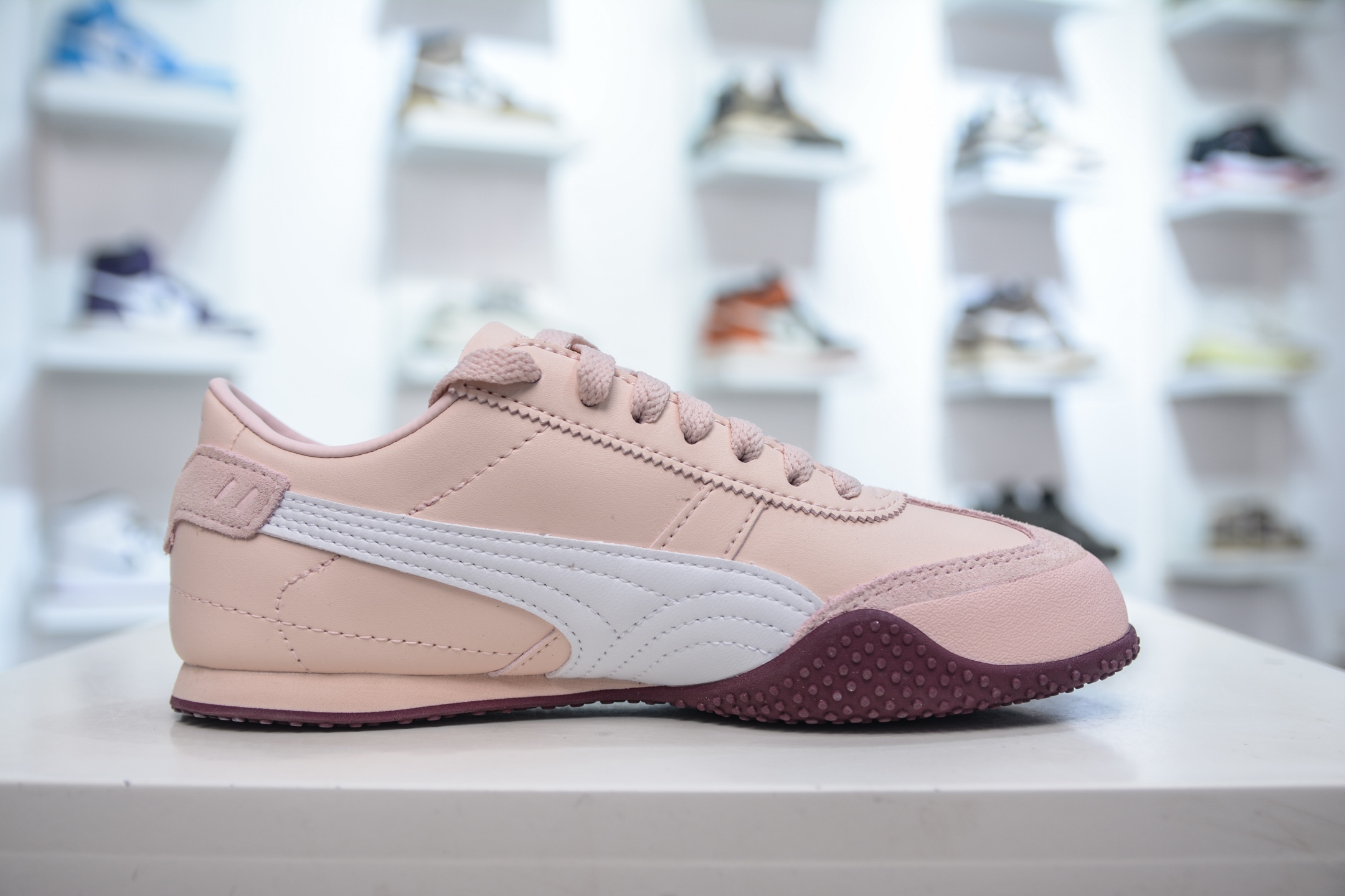 160 M版纯原 Puma Bella UT Leather 彪马薄底系列 复古运动休闲跑鞋 402186-04