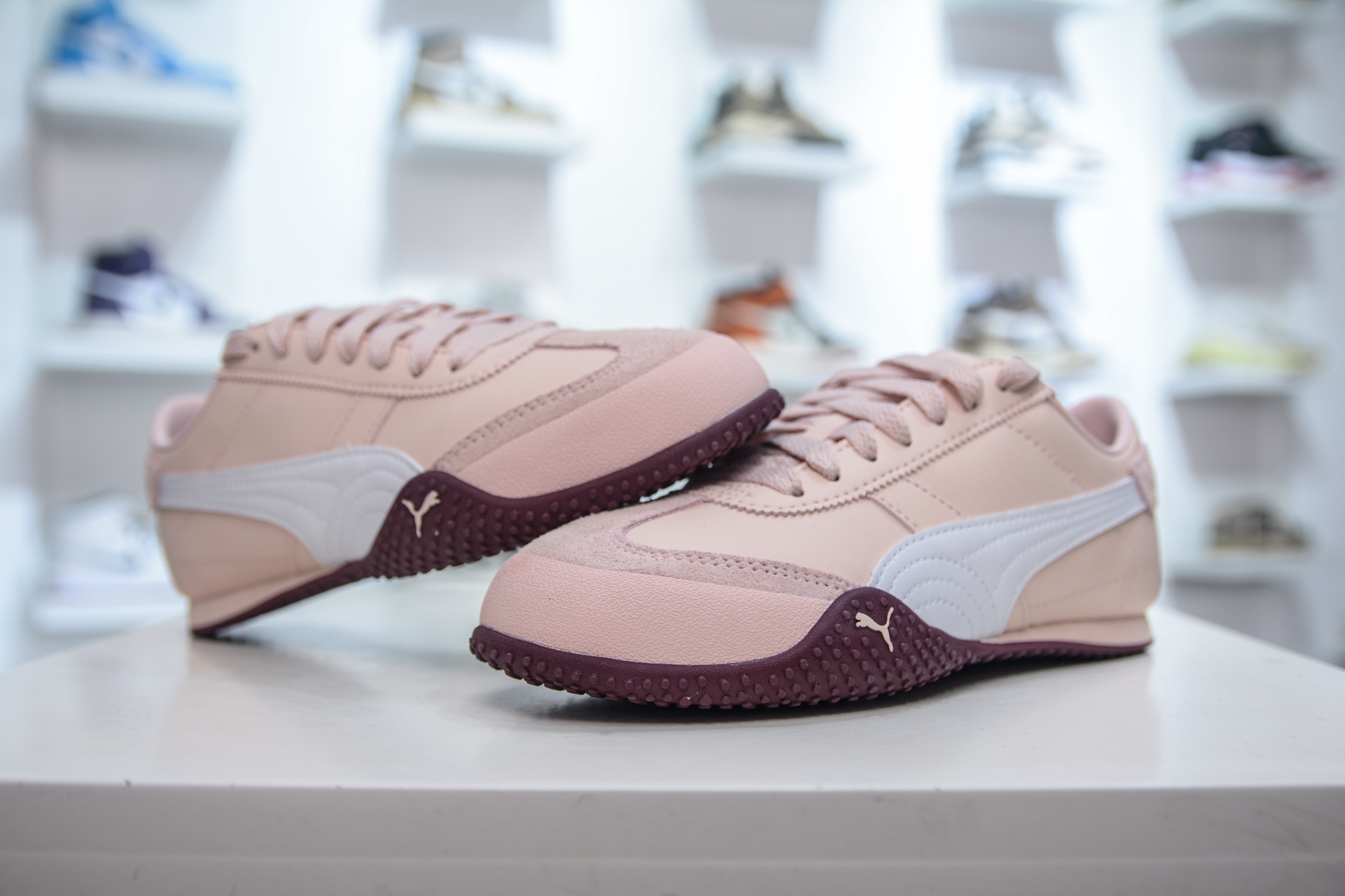 160 M版纯原 Puma Bella UT Leather 彪马薄底系列 复古运动休闲跑鞋 402186-04