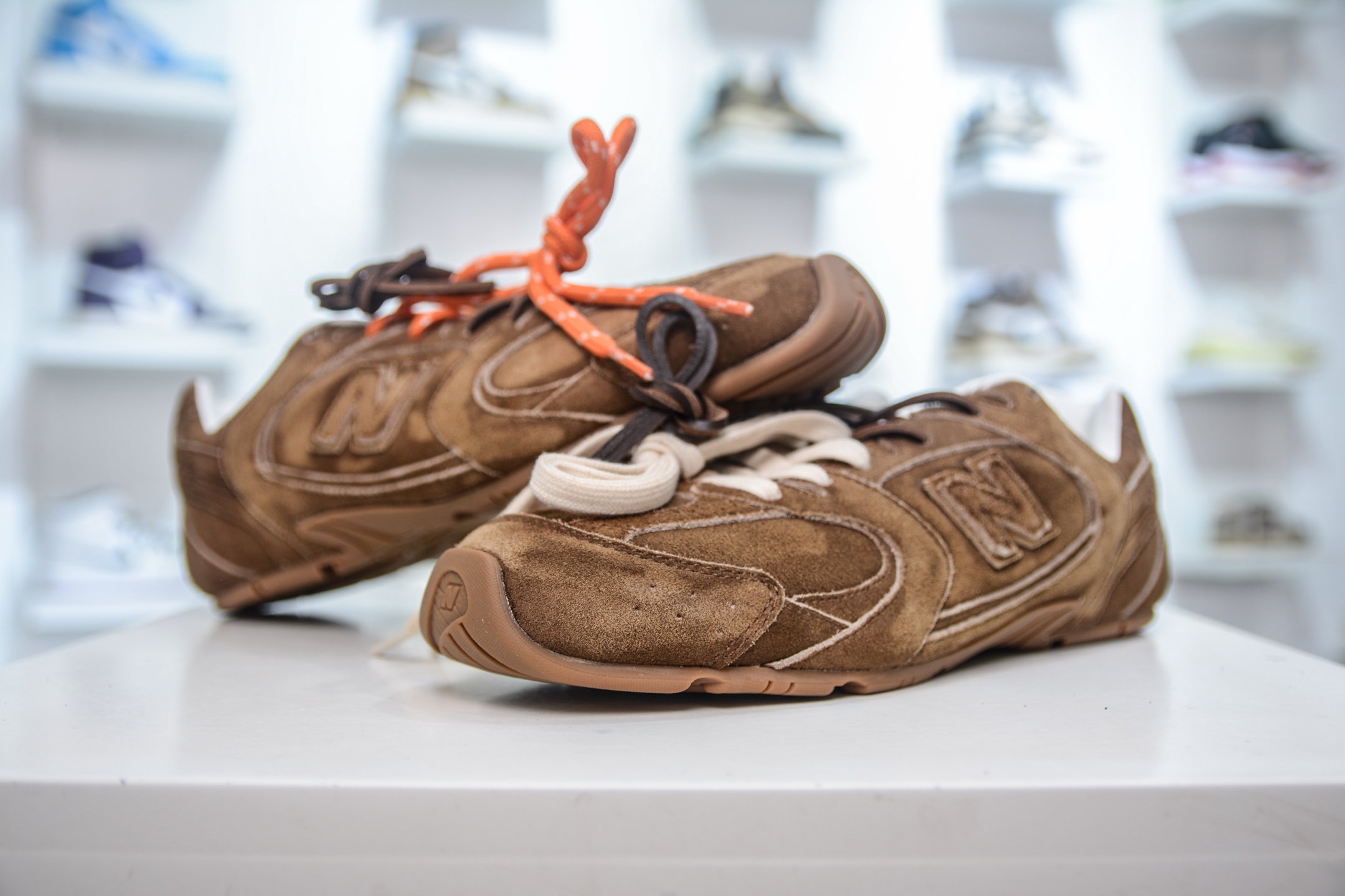 M版纯原 MiuMiu x New Balance 530系列 意大利奢侈品牌/缪缪联名款低帮经典复古休闲运动慢跑
