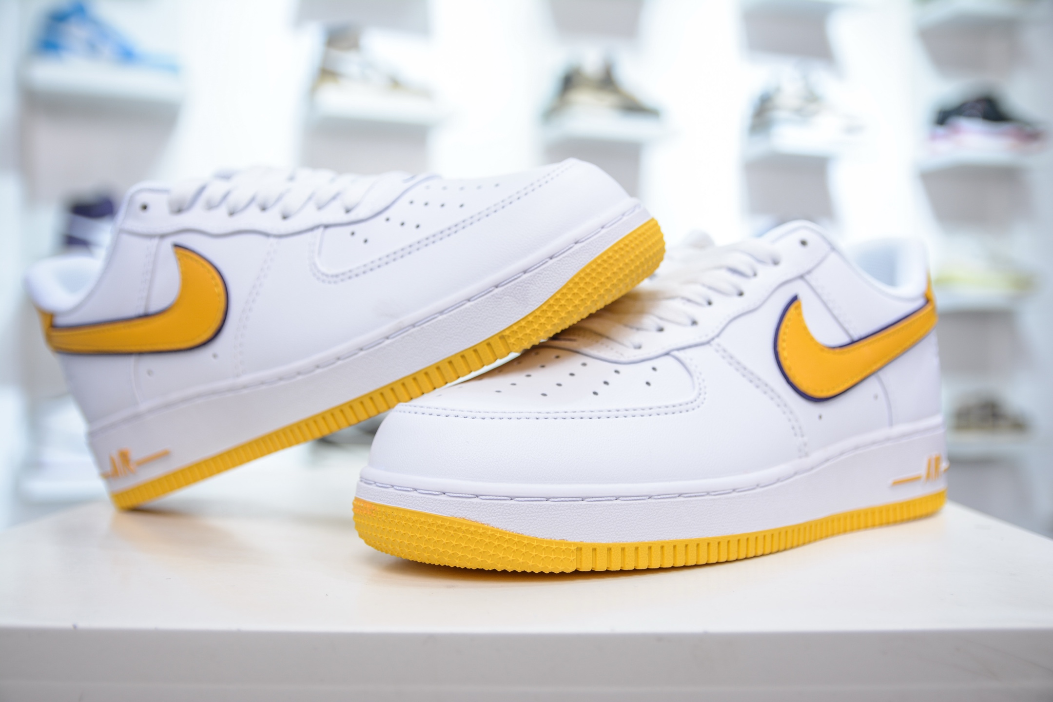 180 PB版 NK Air Force 1′07 Low 空军一号低帮百搭休闲运动板鞋 科比限定 白金 FZ1151-100