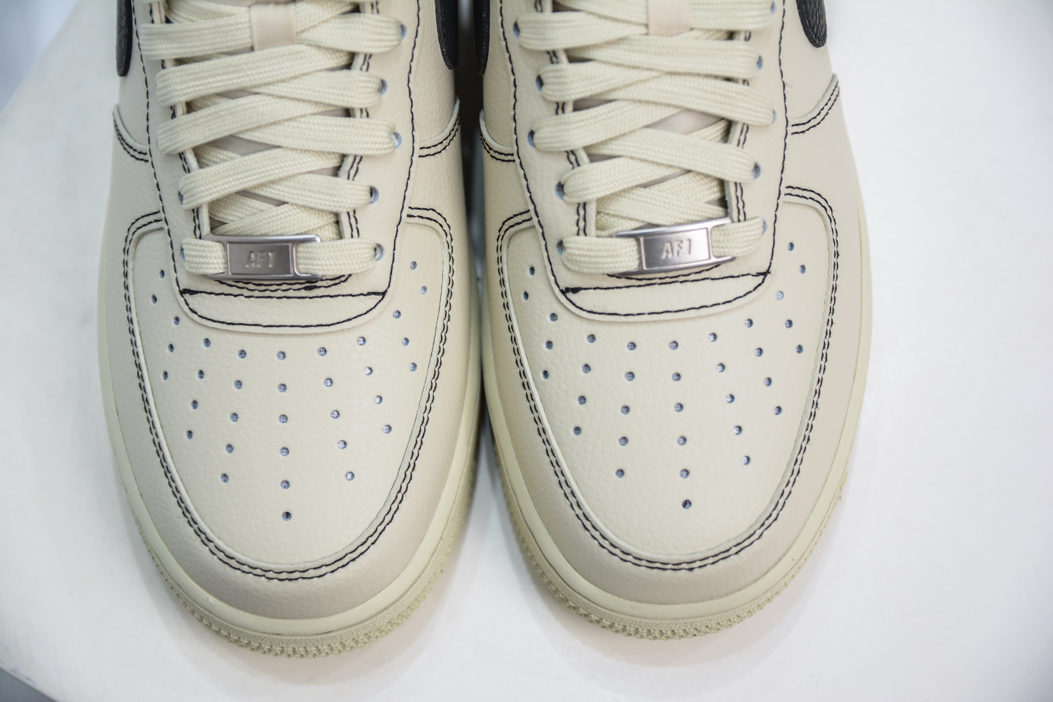 HY版纯原 Nike Air Force 1 Low 07 米白黑 HQ2037-200