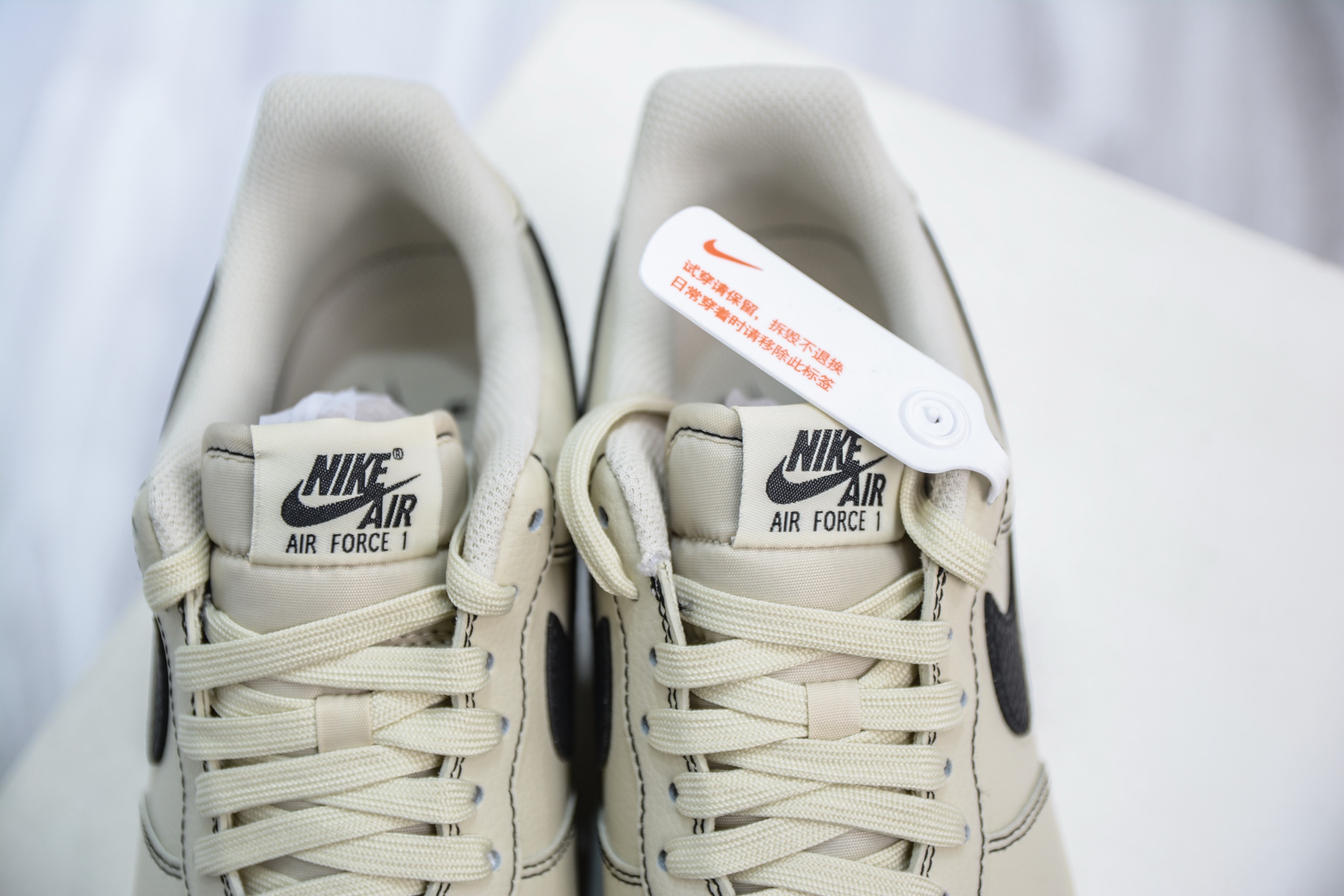 HY版纯原 Nike Air Force 1 Low 07 米白黑 HQ2037-200