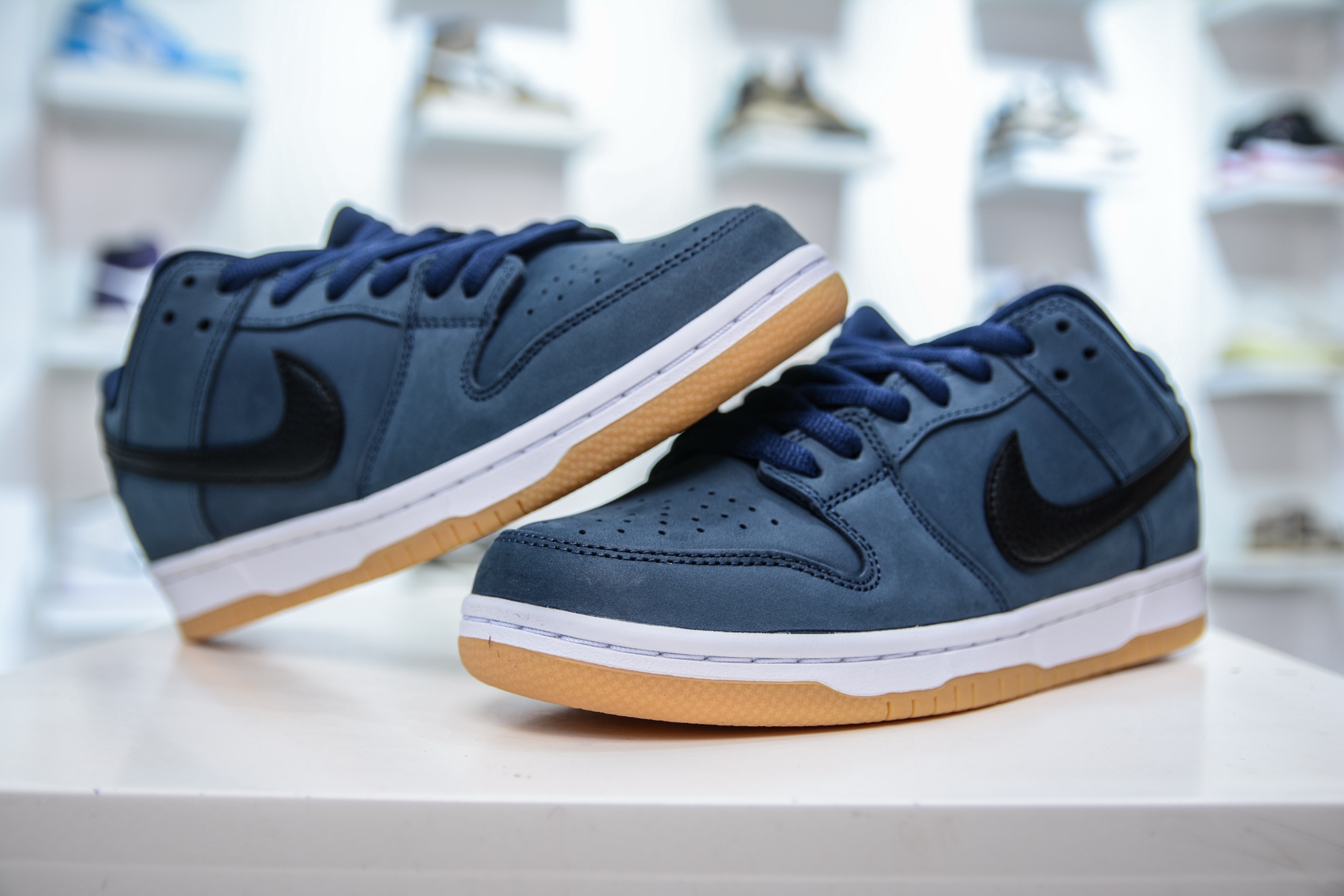 AY版 Nike Dunk SB Low Pro Iso ”Navy Gum” 海军蓝 CW7463-401