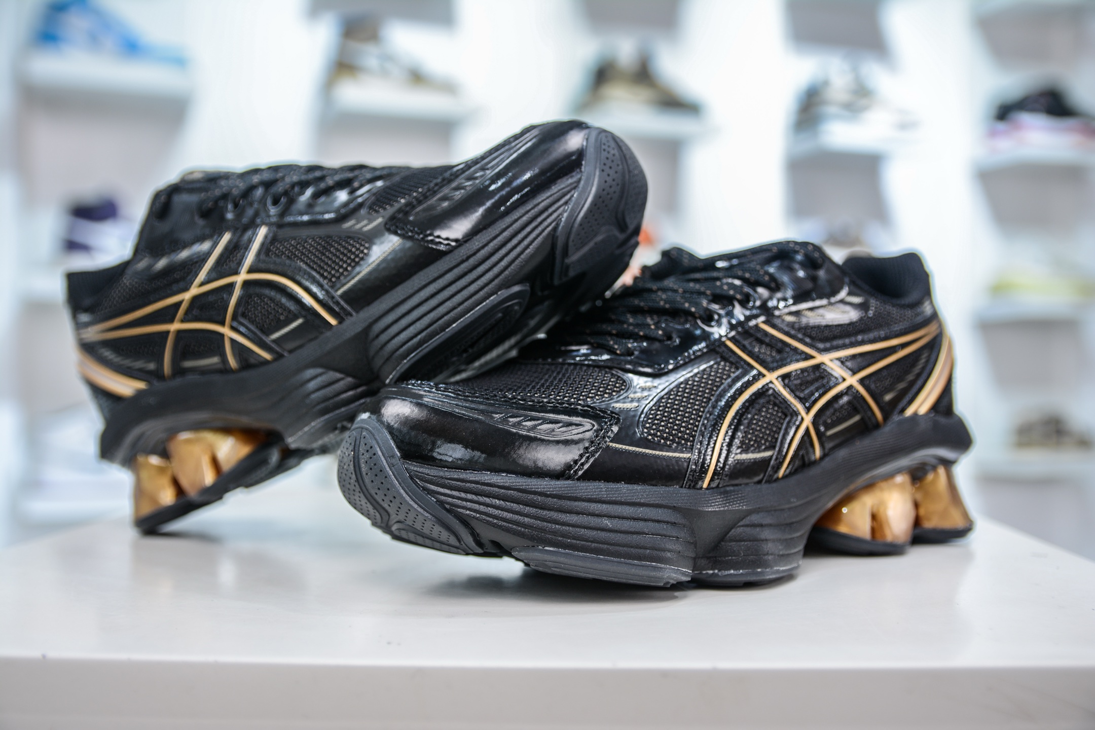 Asics Gel-Kinetic Fluent 亚瑟士运动休闲透气专业跑鞋 1203A591-001