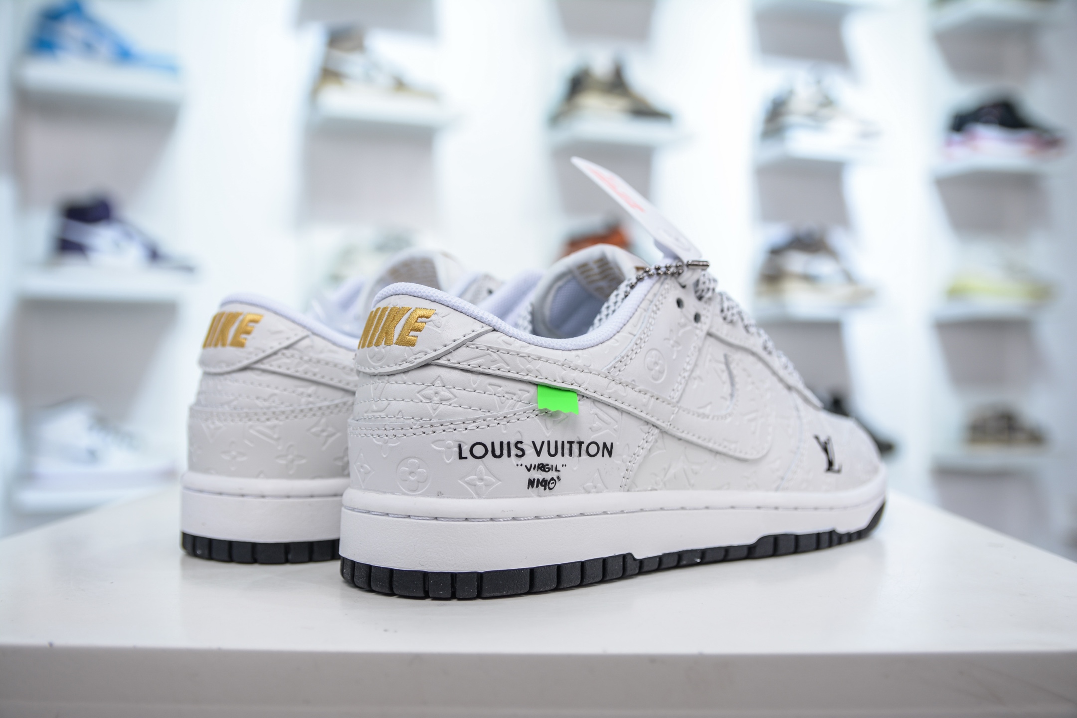 Nike SB Dunk Low x Louis Vuitton LV联名-黑白暗印花 XX3168-145