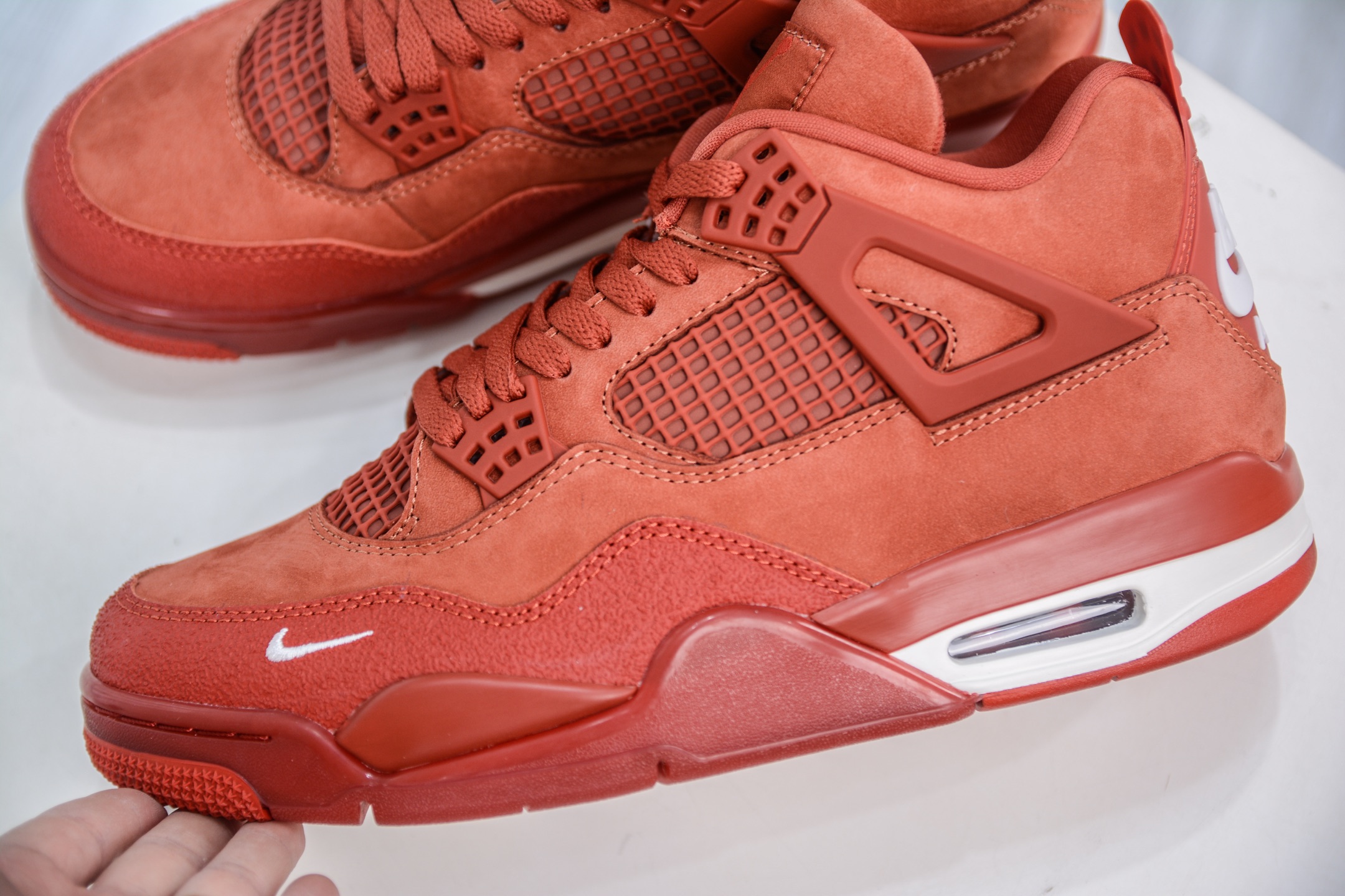 Nigel Sylvester x Air Jordan AJ4 “Brick by Brick” 联名红砖 HF4340-800