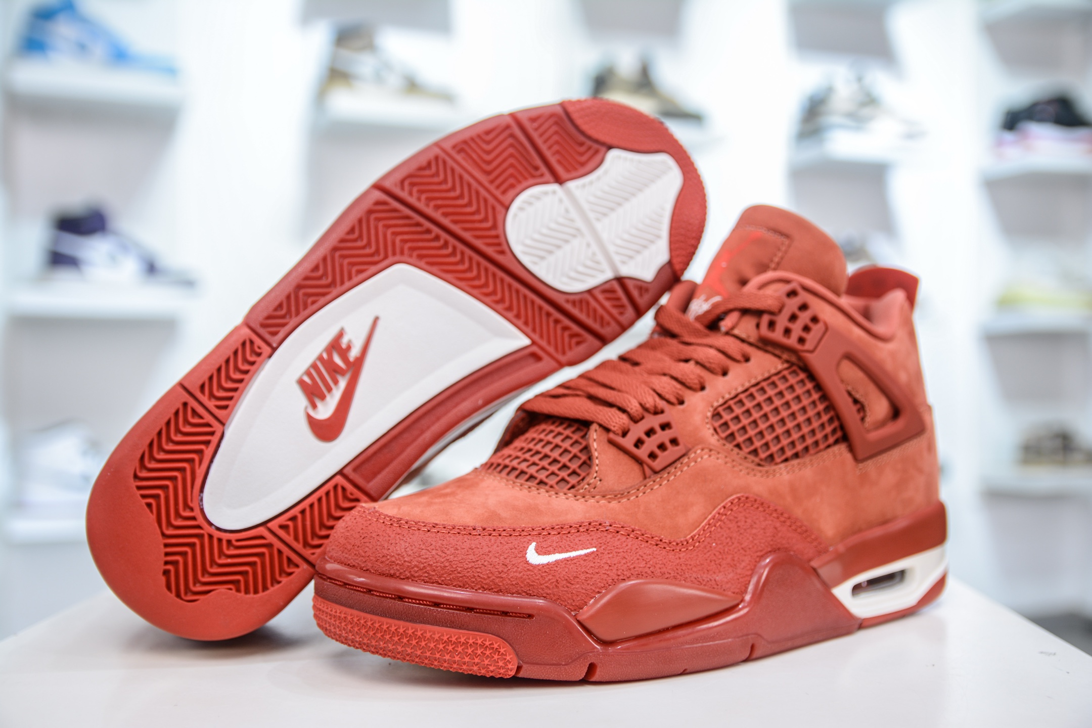 Nigel Sylvester x Air Jordan AJ4 “Brick by Brick” 联名红砖 HF4340-800