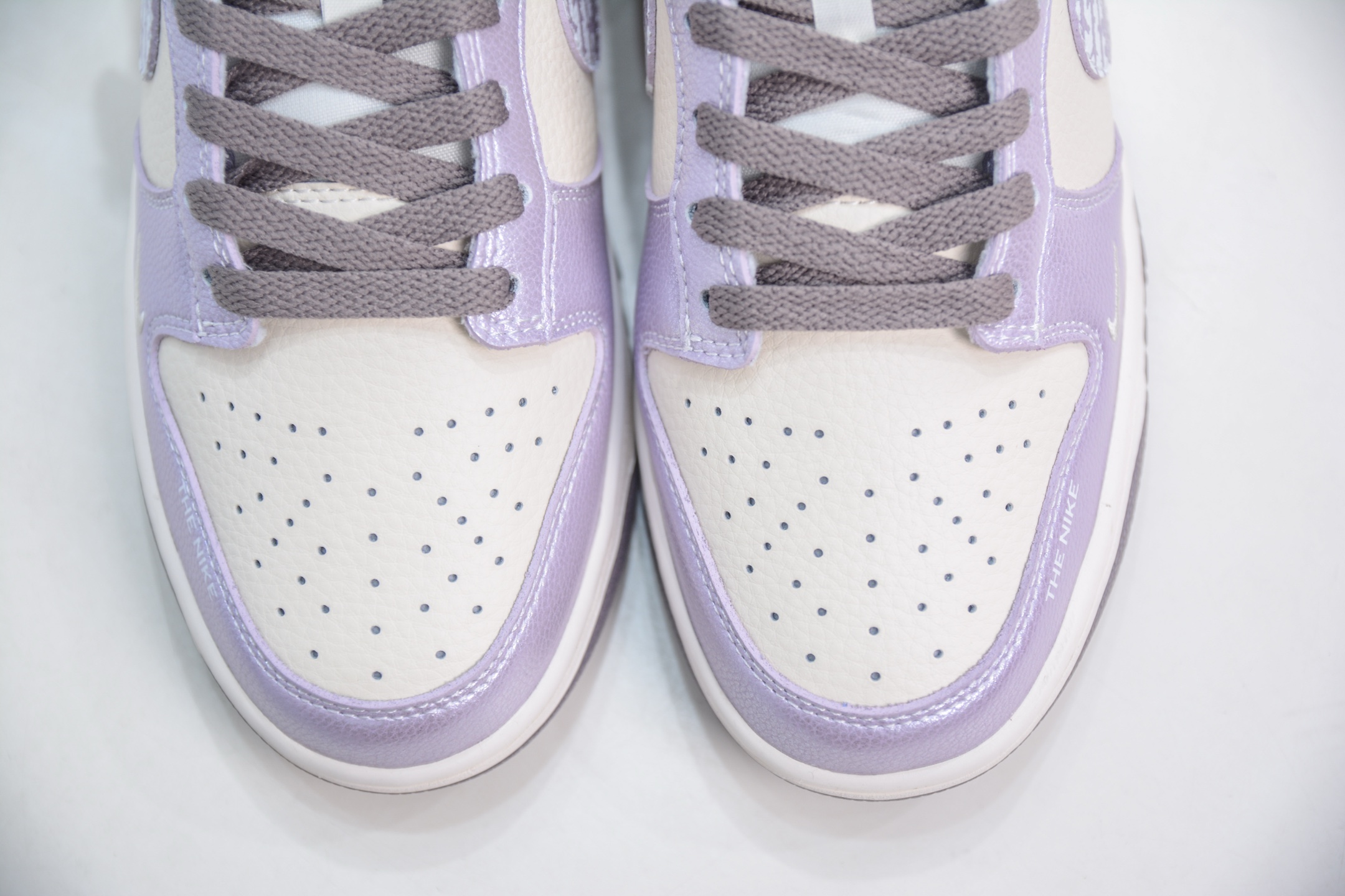 Nike SB Dunk Low x The North Face 北面联名-白紫亮面 KK1333-039