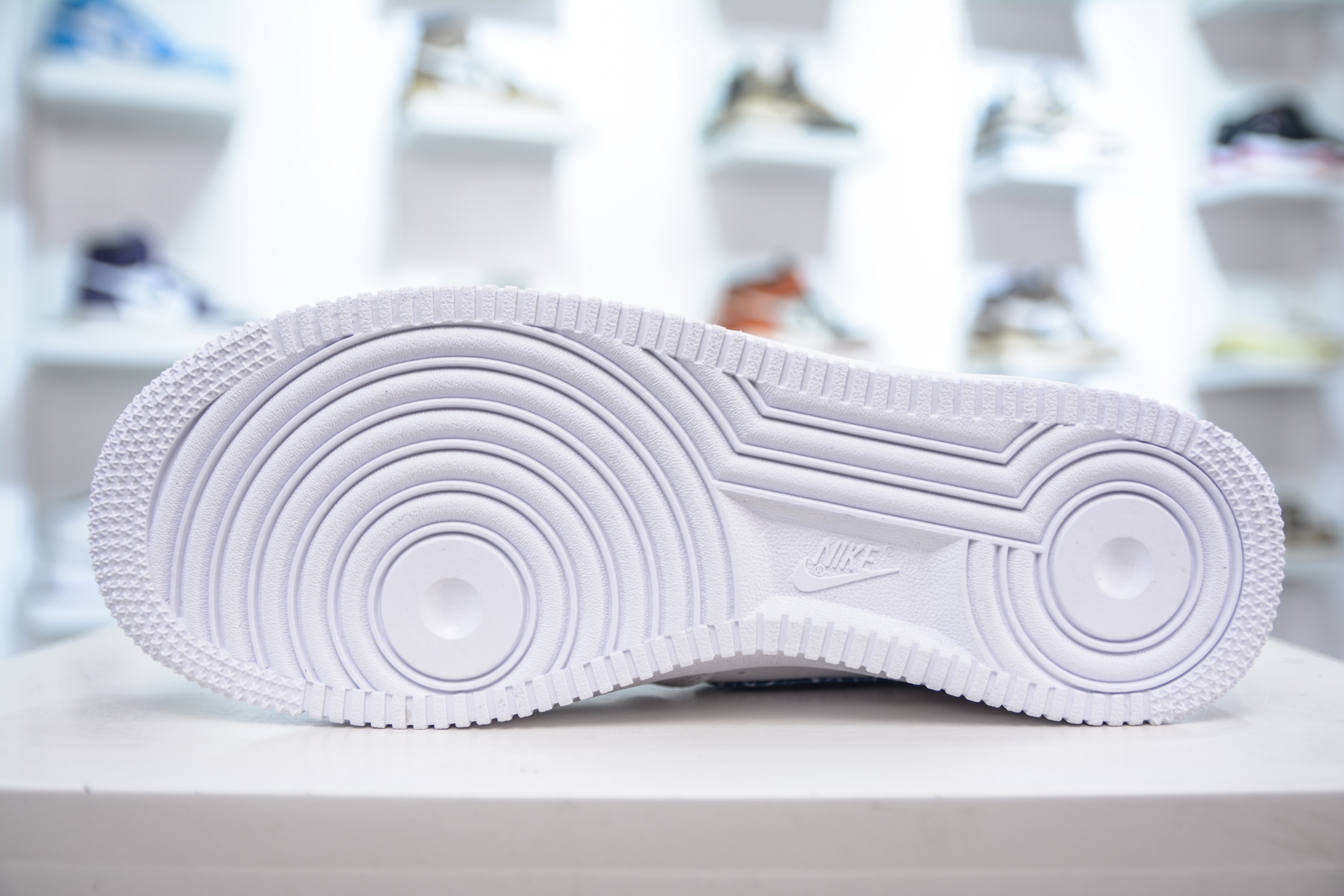 PB版 Nike Air Force 1 Low ”Paisley Swoosh”白蓝腰果花 空军一号低帮百搭休闲运动板鞋 DH4406-100