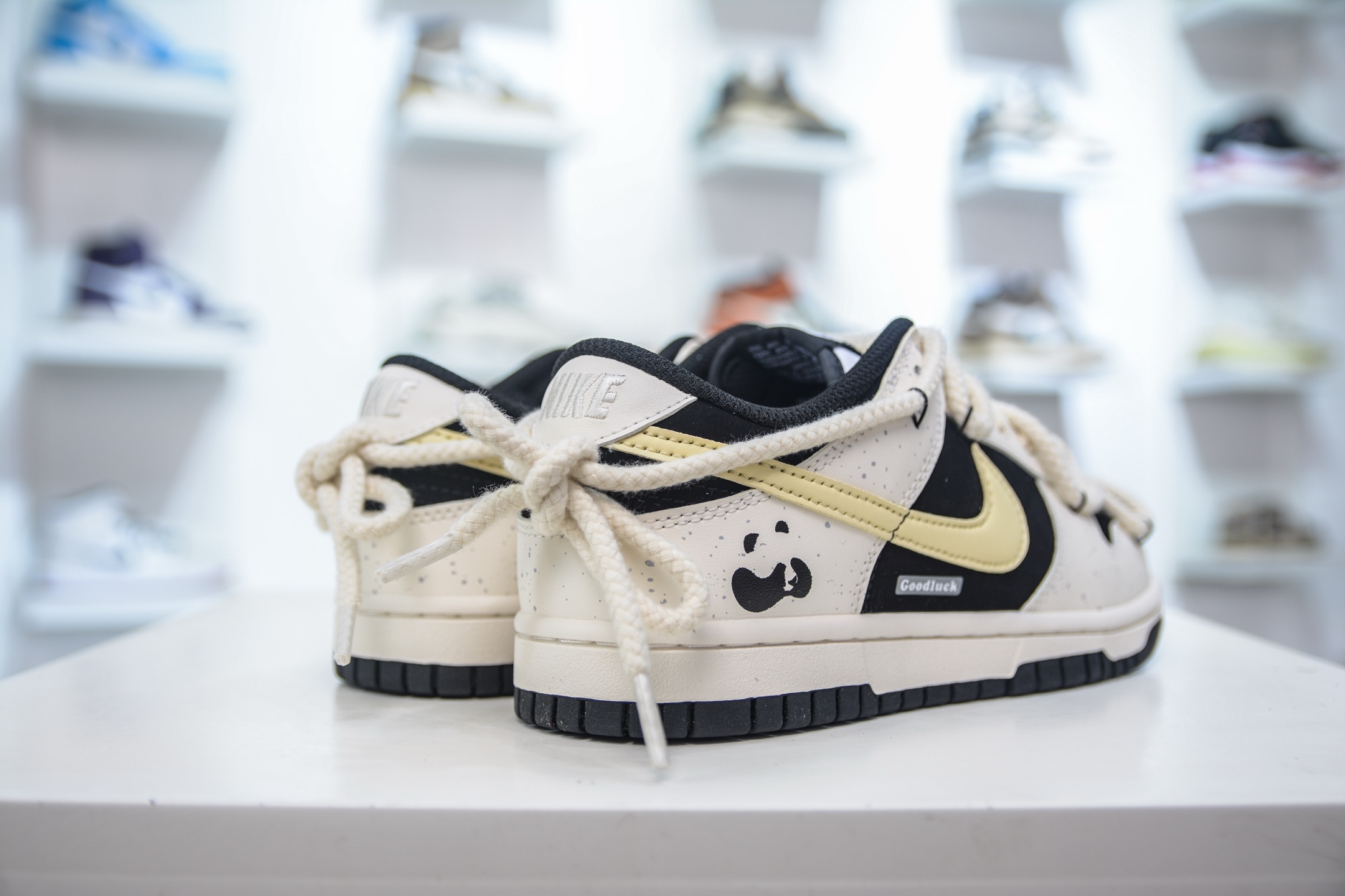 YC纯原 NK Dunk Low 奶酪小熊猫 中国风 DD1391-100