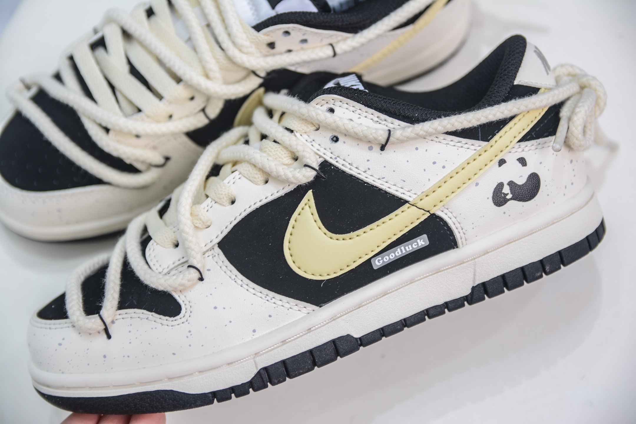 YC纯原 NK Dunk Low 奶酪小熊猫 中国风 DD1391-100
