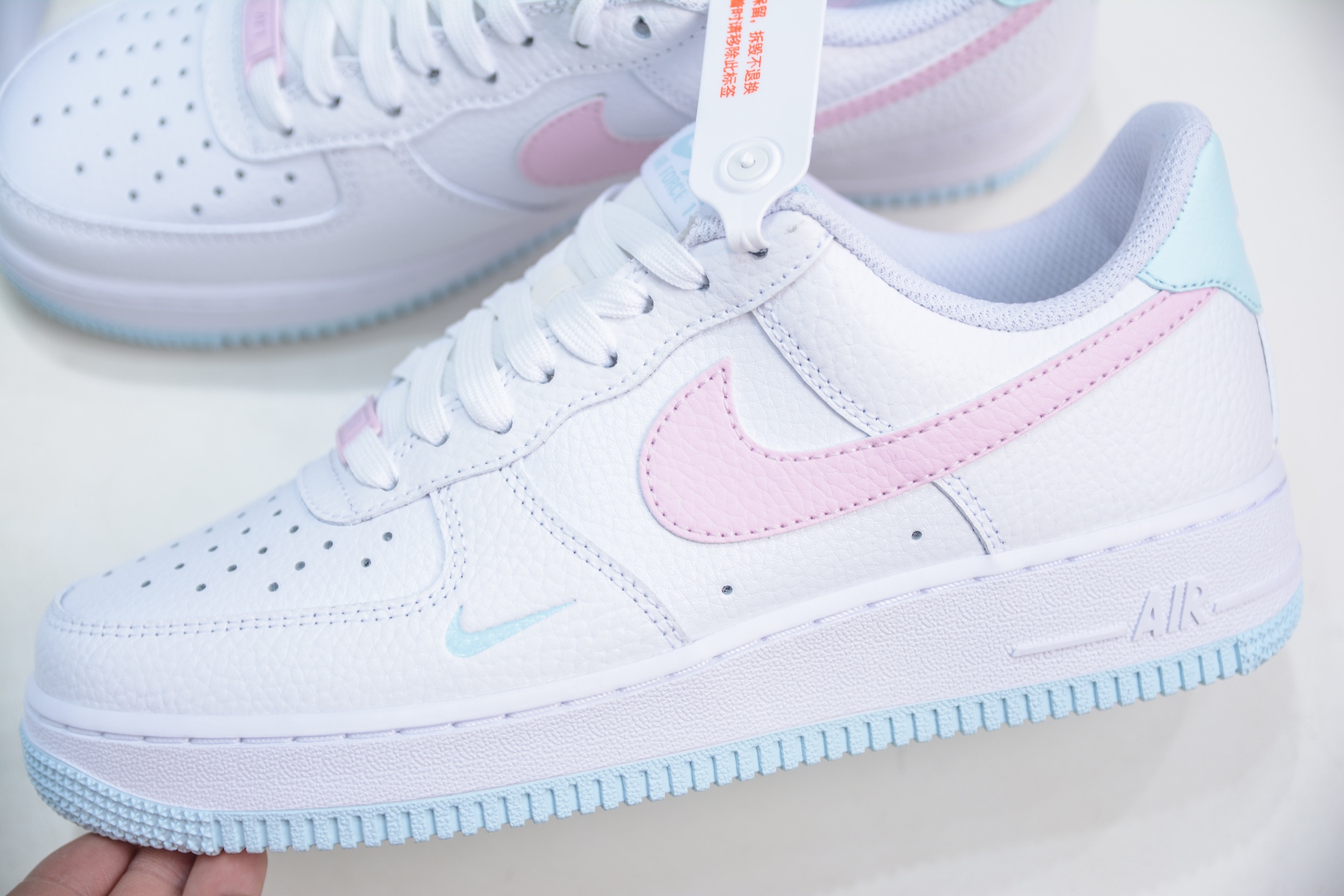HY版纯原 Nike Air Force 1 Low 07 白蓝粉 IH0640-161