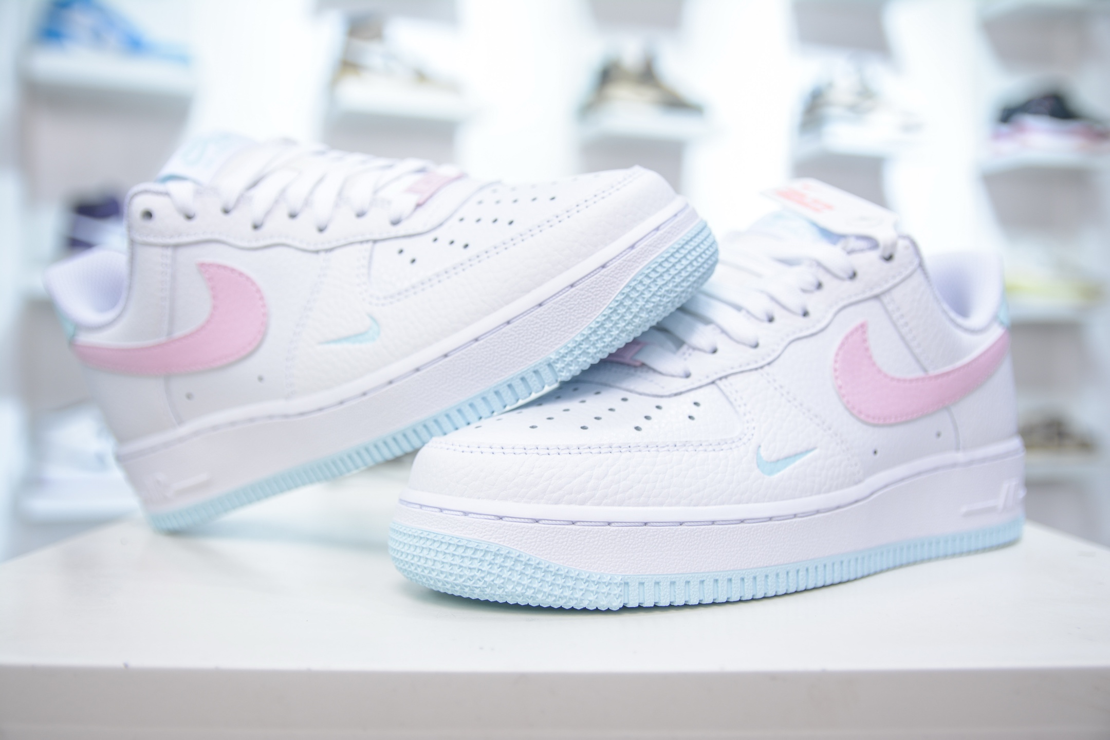 HY版纯原 Nike Air Force 1 Low 07 白蓝粉 IH0640-161