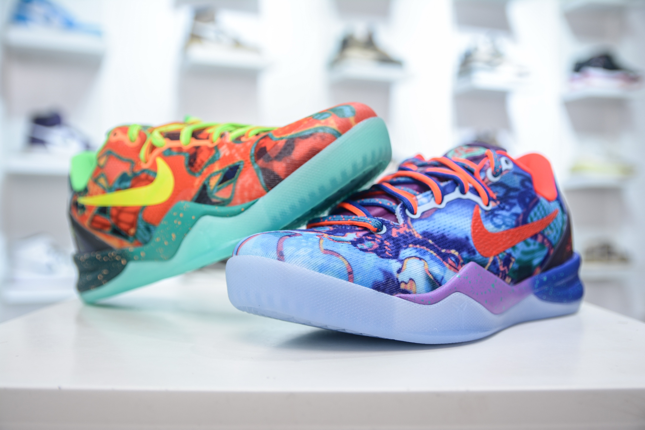 TOP纯原 NK Kobe 8 What The Kobe (WTK) 科比八代 橙蓝拼色鸳鸯 HM9621-900