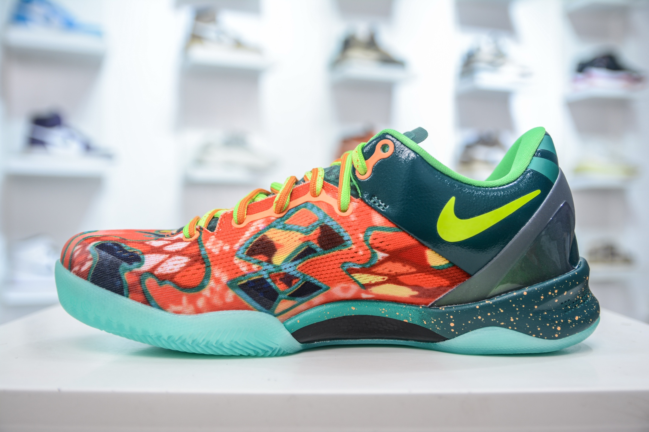 TOP纯原 NK Kobe 8 What The Kobe (WTK) 科比八代 橙蓝拼色鸳鸯 HM9621-900