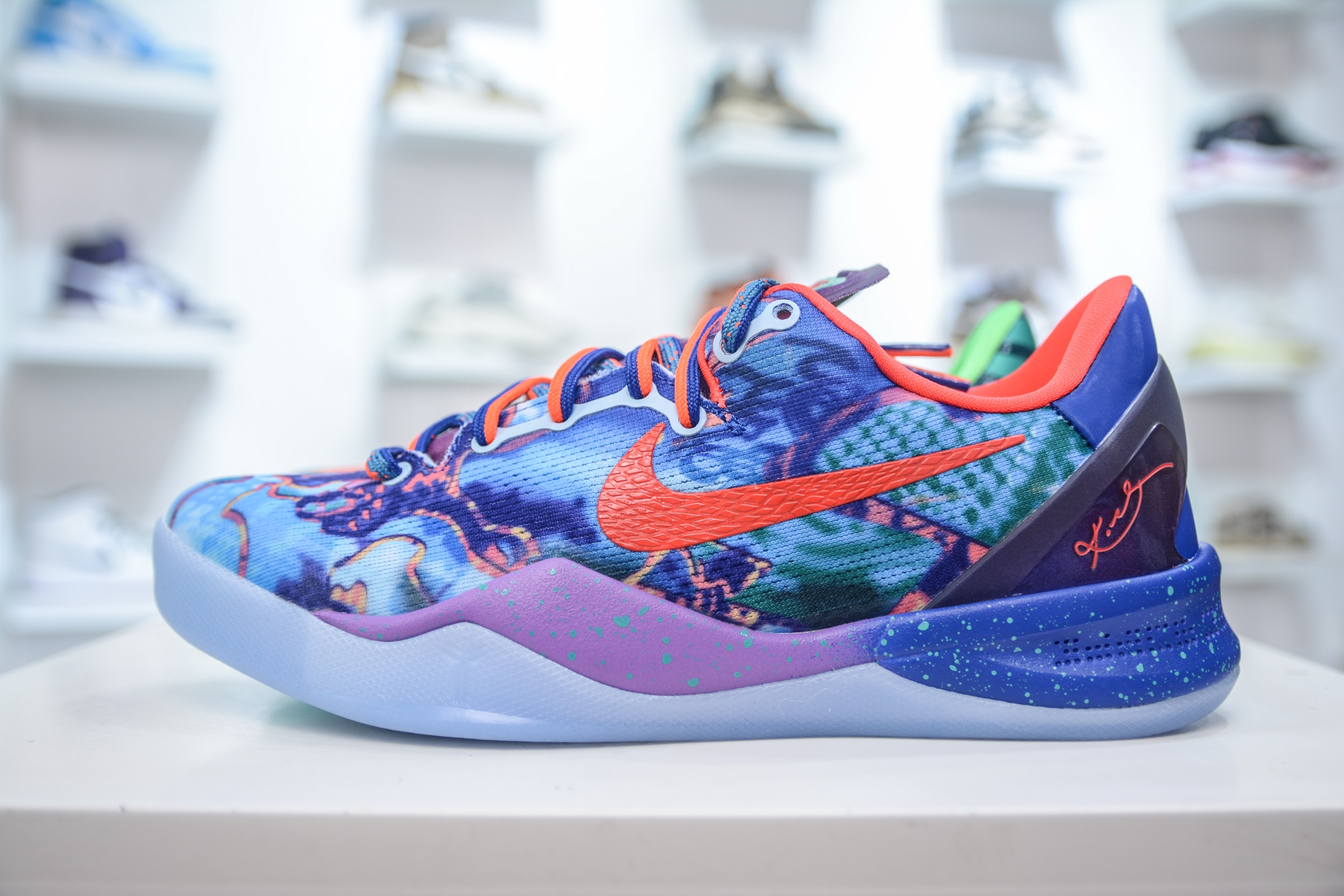 TOP纯原 NK Kobe 8 What The Kobe (WTK) 科比八代 橙蓝拼色鸳鸯 HM9621-900