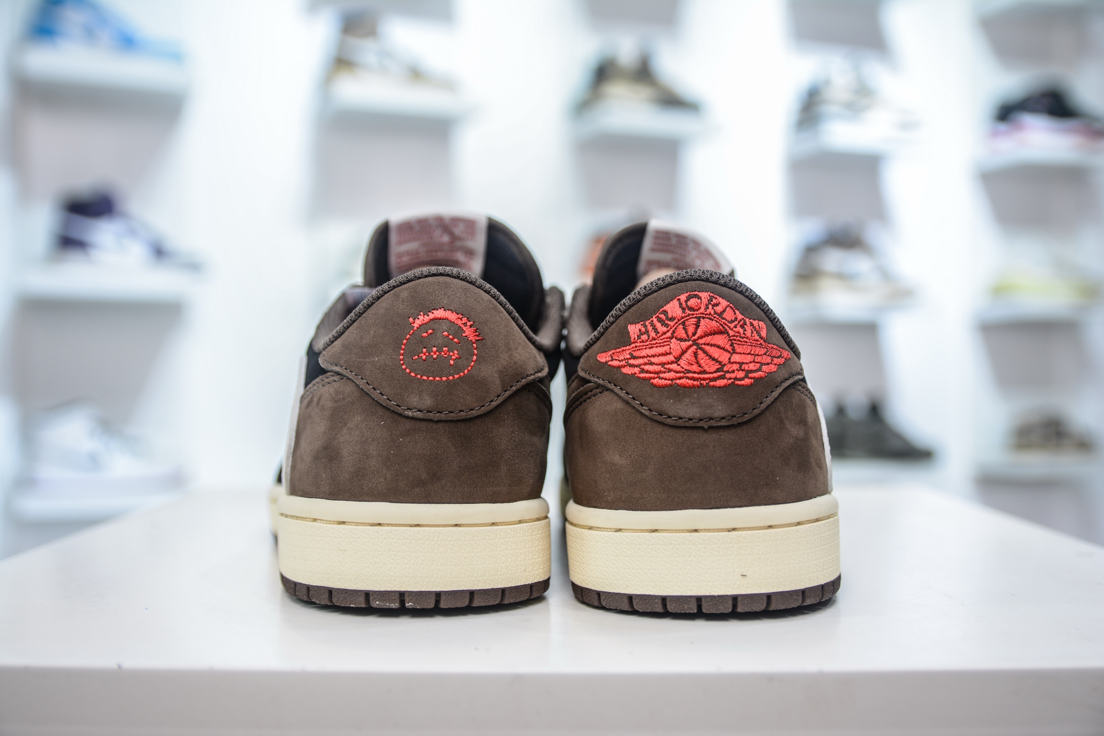 FK纯原 Travis Scott x Jordan Air Jordan 1 Low TS SP 倒钩1.0初代 联名款 黑棕 CQ4277-001