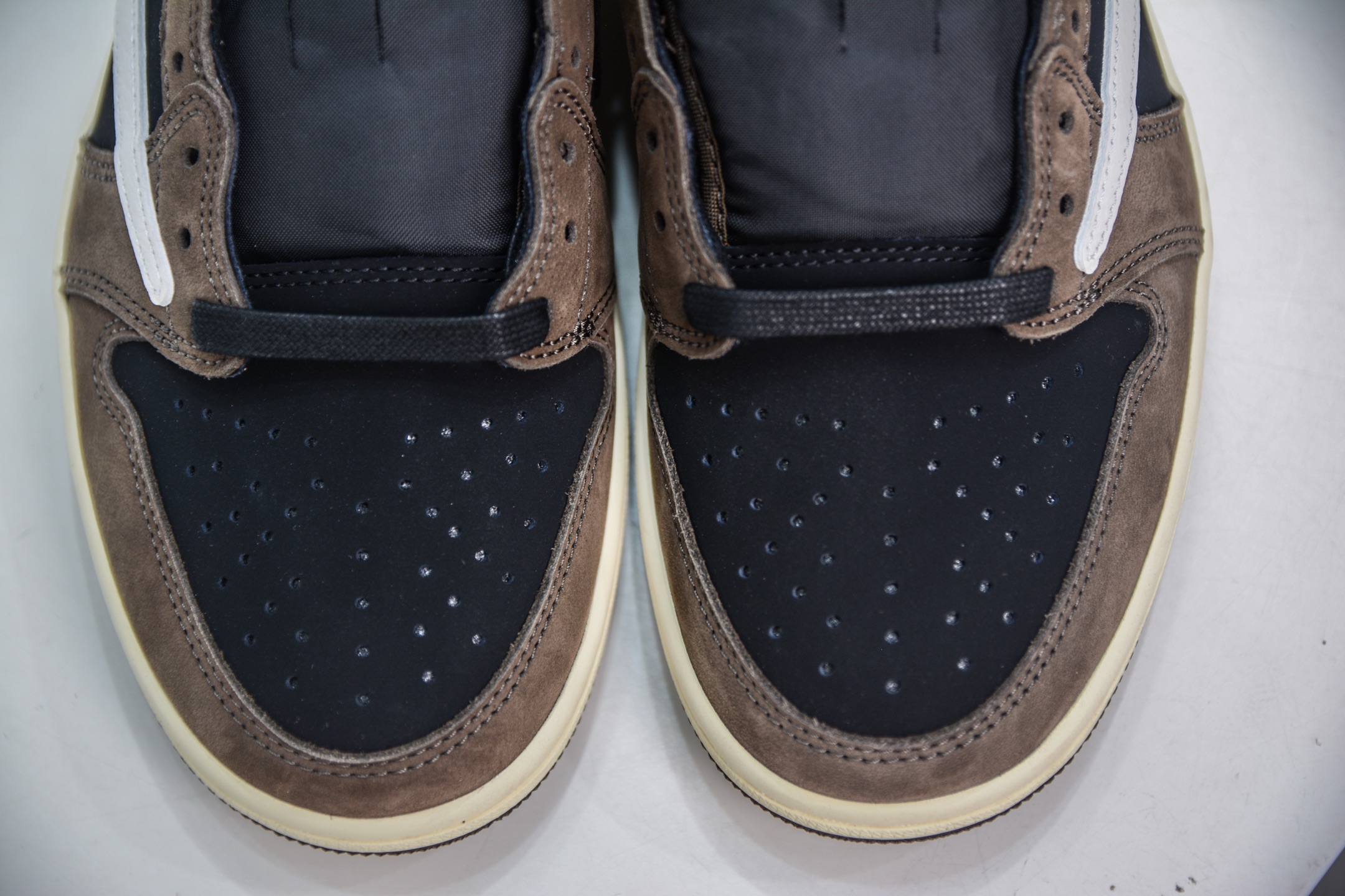 FK纯原 Travis Scott x Jordan Air Jordan 1 Low TS SP 倒钩1.0初代 联名款 黑棕 CQ4277-001