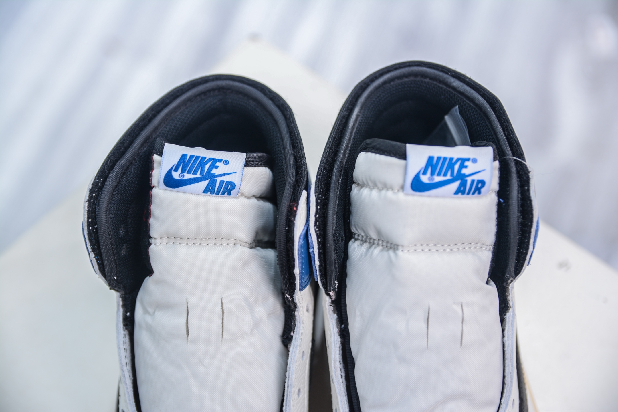 FK纯原 Travis Scott x Fragment x Air Jordan AJ1 High SP ”Military Blue” 闪电倒钩高帮 DH3227-105