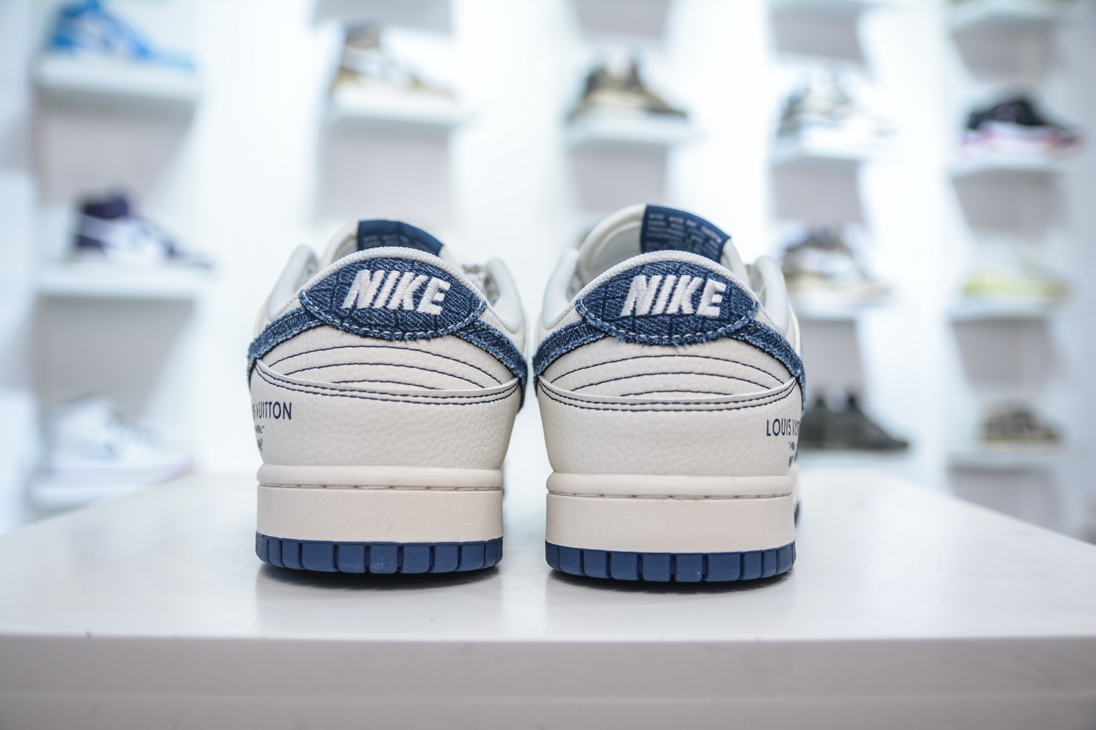 Nike SB Dunk Low x Louis Vuitton LV联名-白蓝牛仔布 FC1688-221