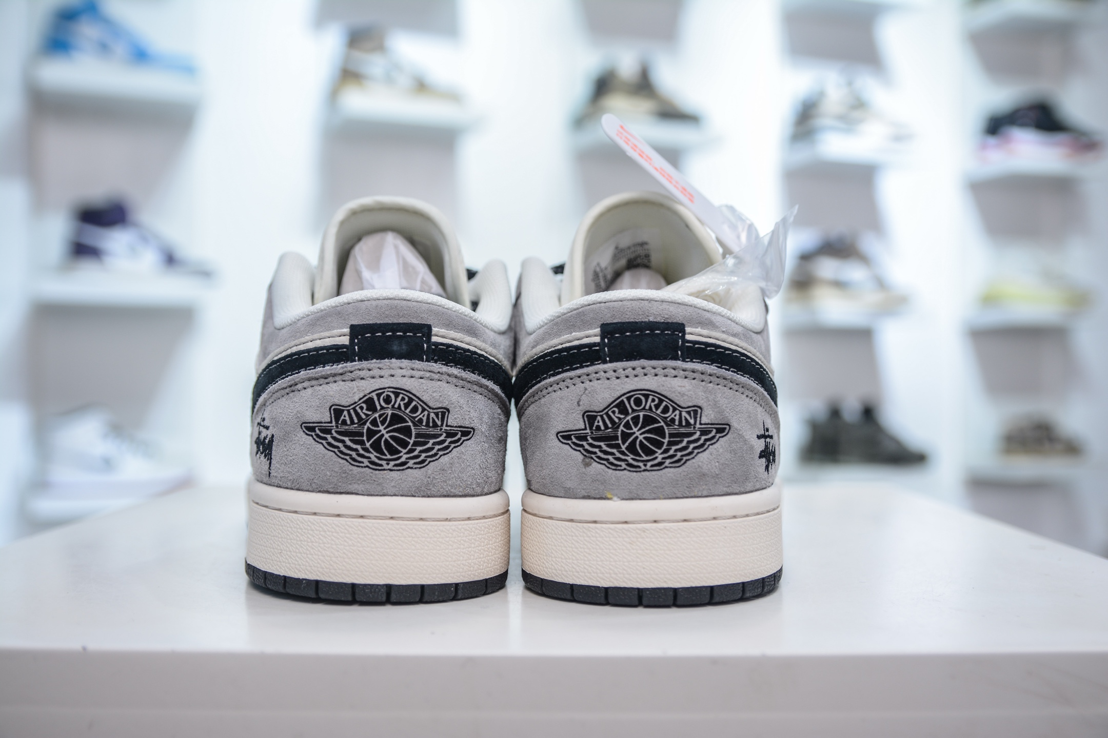 Air Jordan 1 Retro Low x Stussy 斯图西联名-白灰黑 XX3318-508