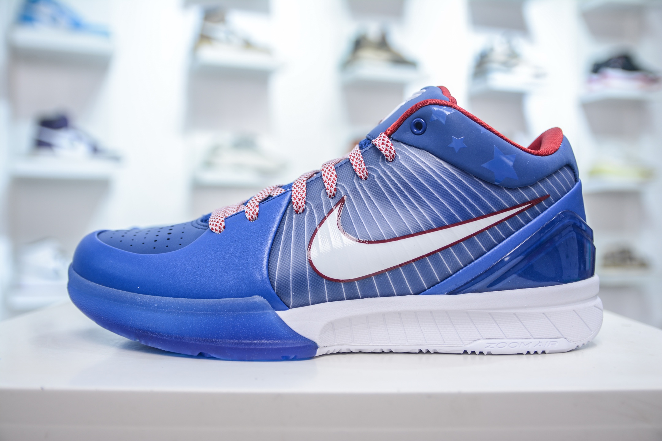 TOP纯原 NK Zoom Kobe 4 科比四代 费城蓝色 Zoom Turbo气垫后掌EVA缓震 FQ3545-400