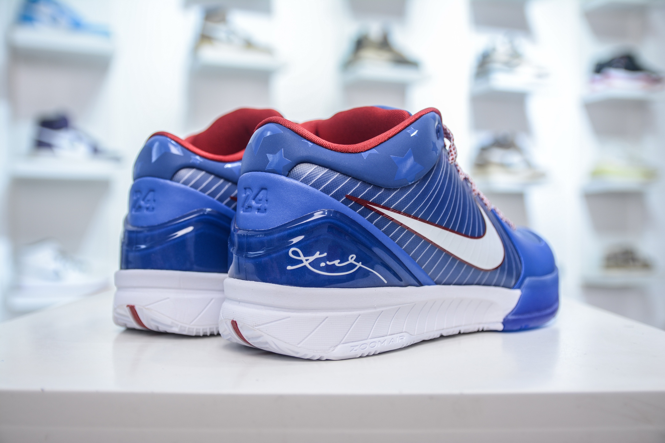 TOP纯原 NK Zoom Kobe 4 科比四代 费城蓝色 Zoom Turbo气垫后掌EVA缓震 FQ3545-400
