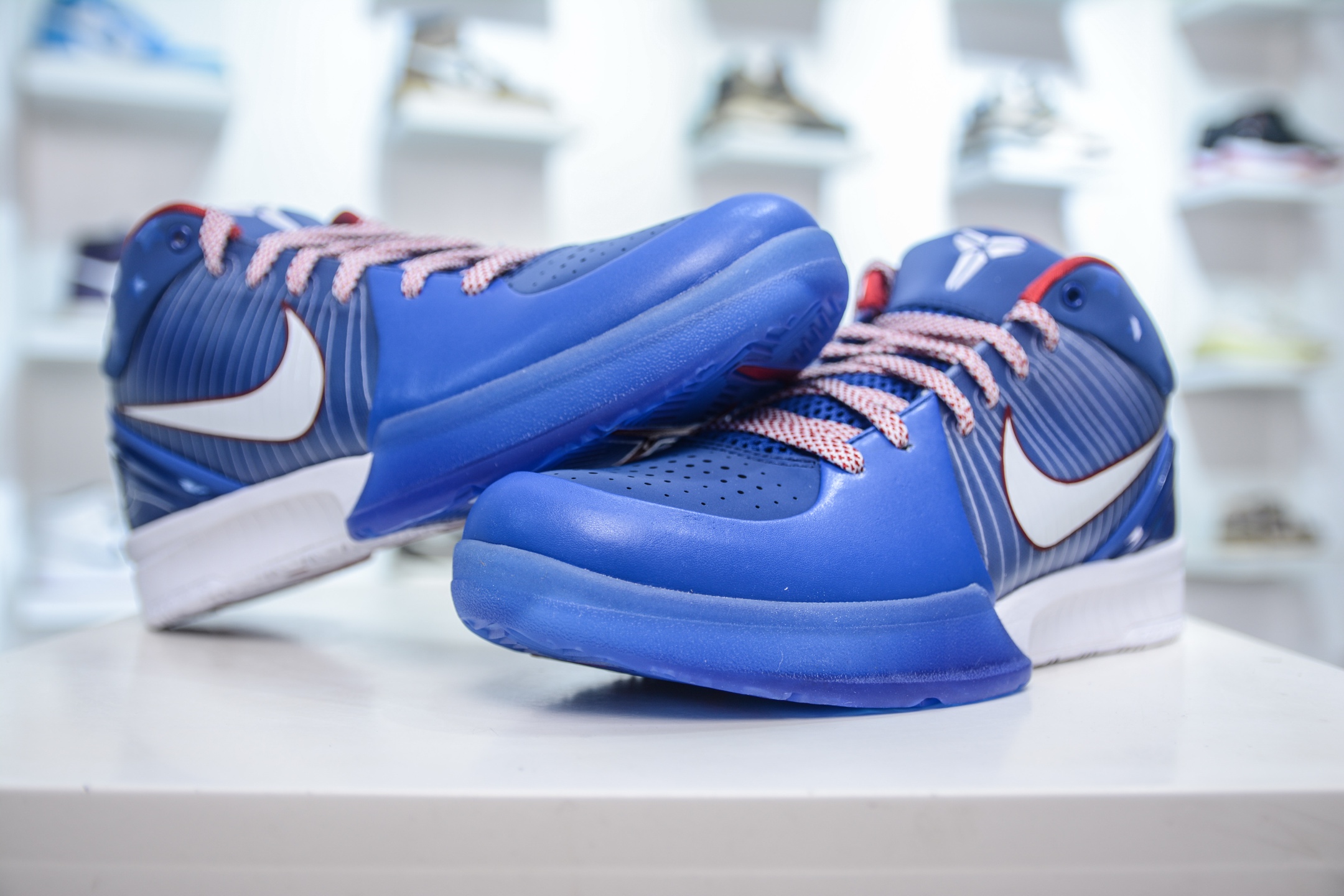 TOP纯原 NK Zoom Kobe 4 科比四代 费城蓝色 Zoom Turbo气垫后掌EVA缓震 FQ3545-400
