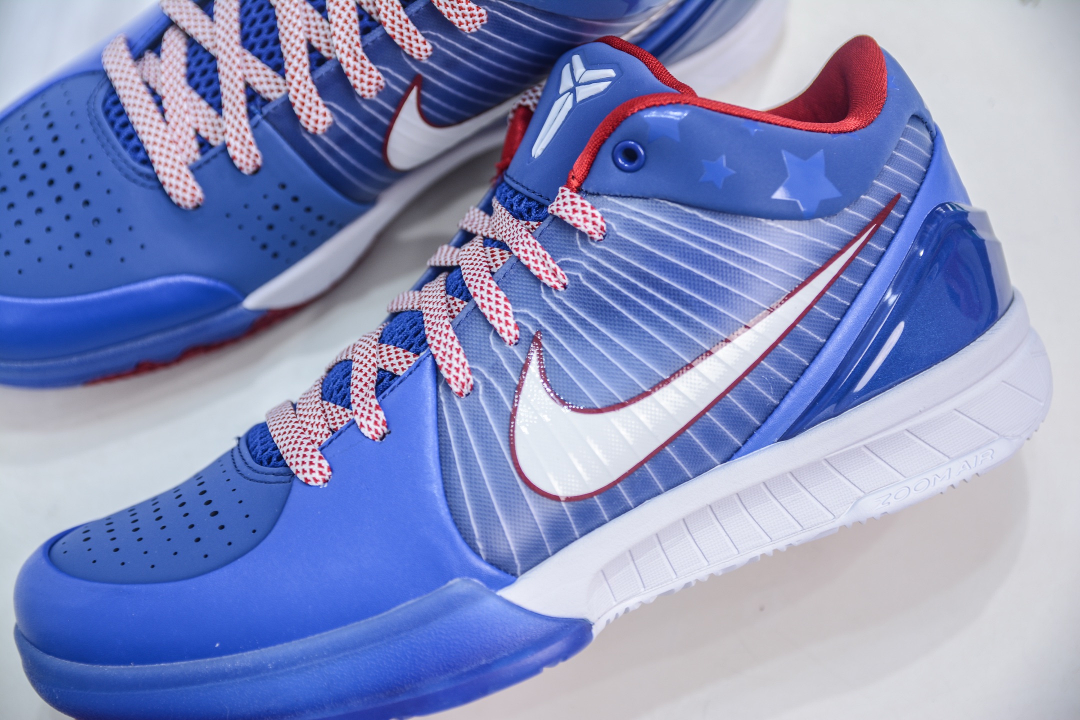 TOP纯原 NK Zoom Kobe 4 科比四代 费城蓝色 Zoom Turbo气垫后掌EVA缓震 FQ3545-400