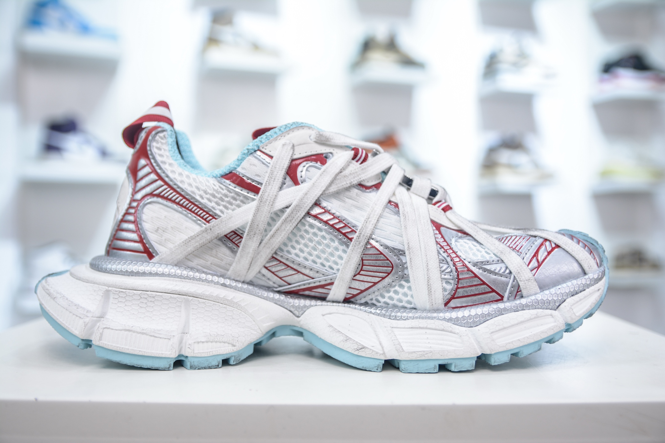 XA版本顶级Balenciaga Phantom Sneaker 3XL 24ss 绑带款 巴黎世家全新十代半潮流跑鞋 825599 W3XCH 1614