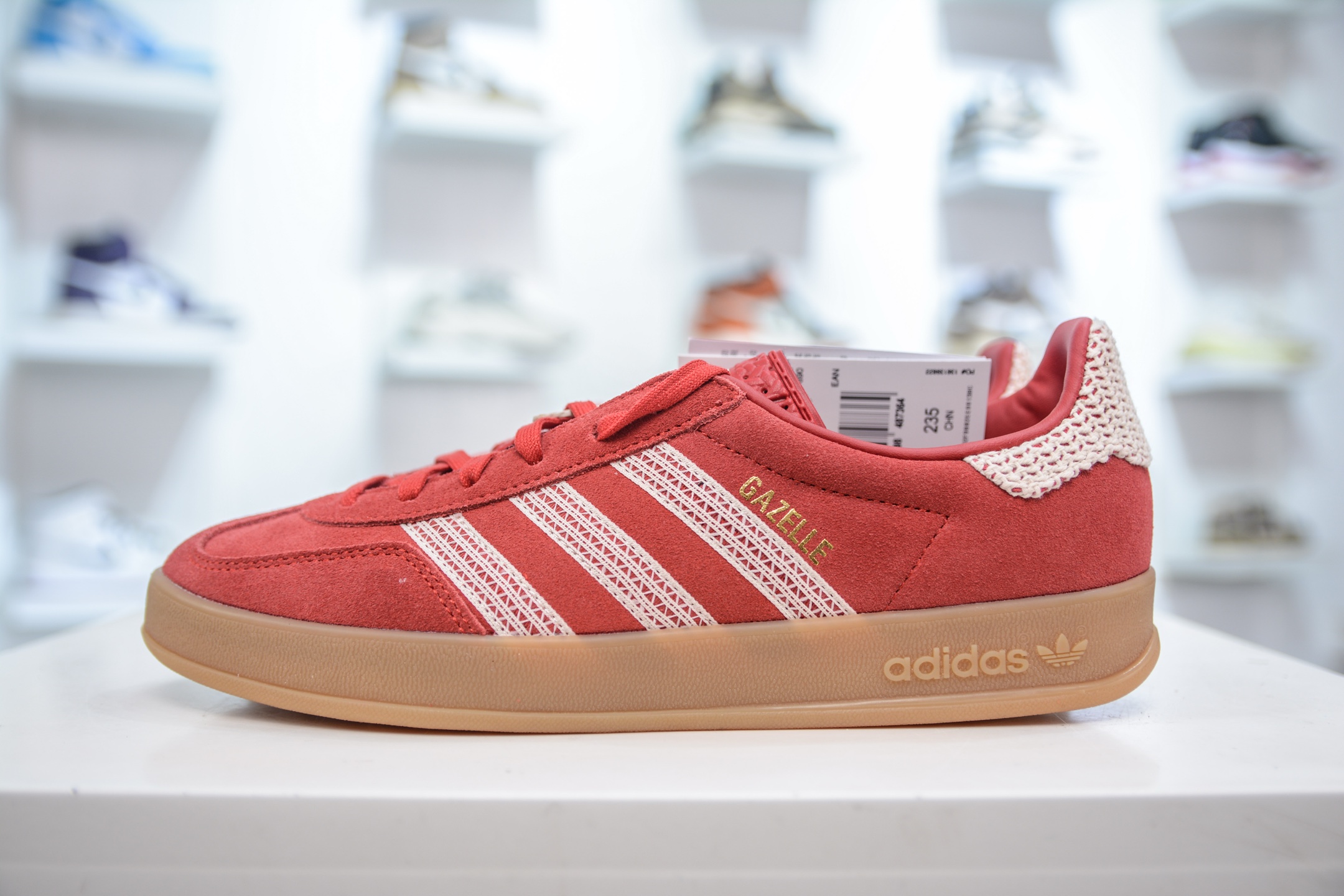 X版纯原 AD Original Gazelle Trainers 瞪羚室内鞋系列低帮复古百搭休闲运动德训风板鞋 JI2756