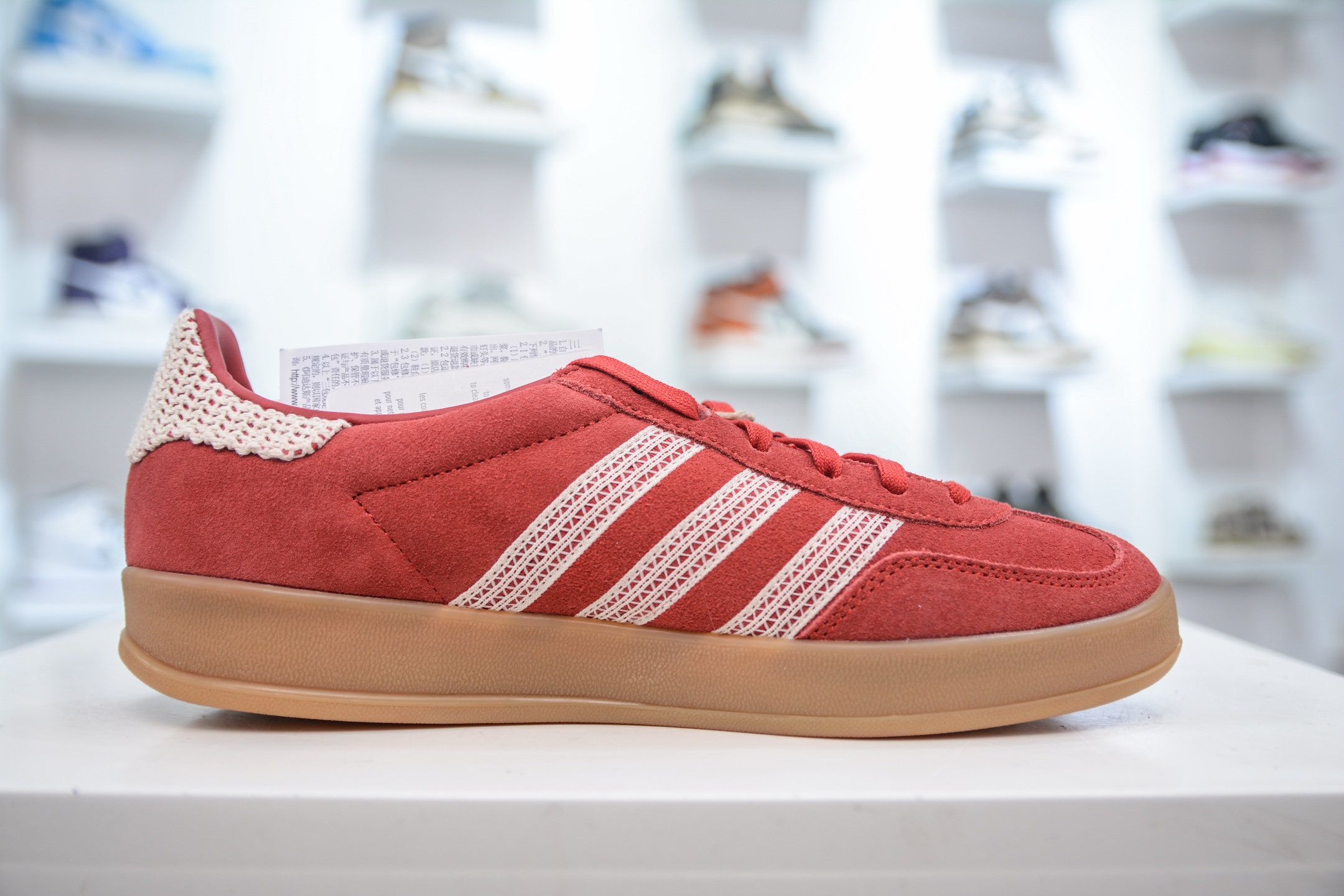 X版纯原 AD Original Gazelle Trainers 瞪羚室内鞋系列低帮复古百搭休闲运动德训风板鞋 JI2756