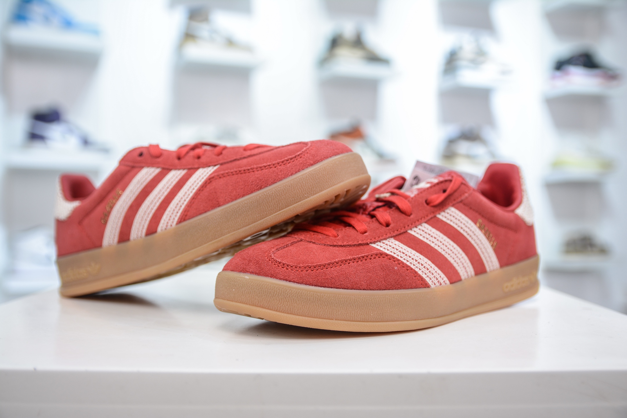 X版纯原 AD Original Gazelle Trainers 瞪羚室内鞋系列低帮复古百搭休闲运动德训风板鞋 JI2756