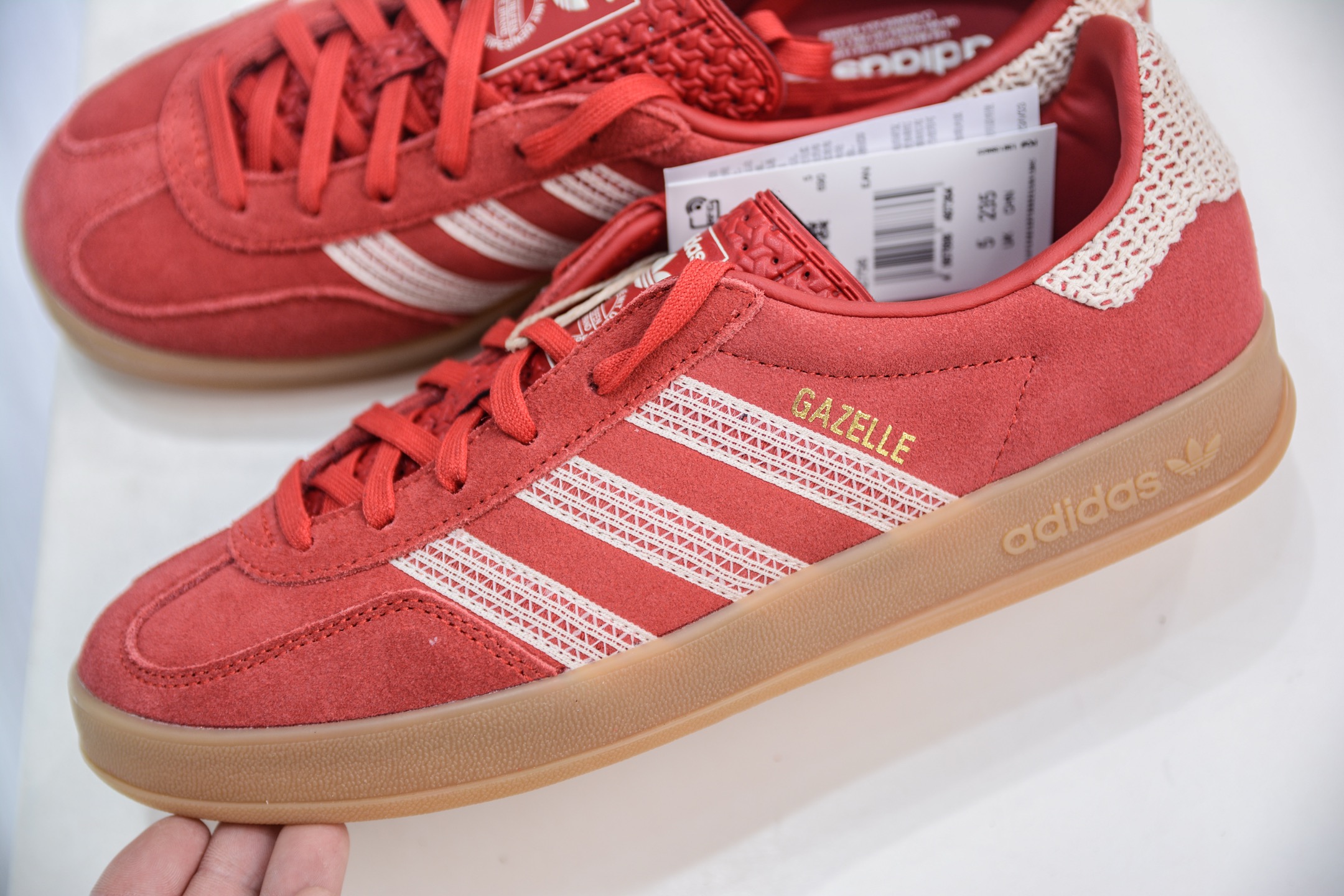 X版纯原 AD Original Gazelle Trainers 瞪羚室内鞋系列低帮复古百搭休闲运动德训风板鞋 JI2756