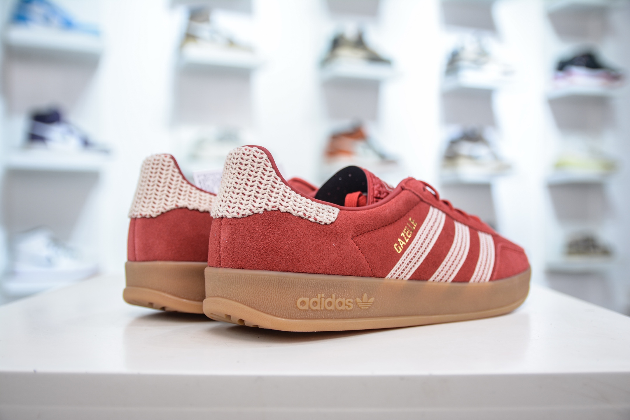 X版纯原 AD Original Gazelle Trainers 瞪羚室内鞋系列低帮复古百搭休闲运动德训风板鞋 JI2756