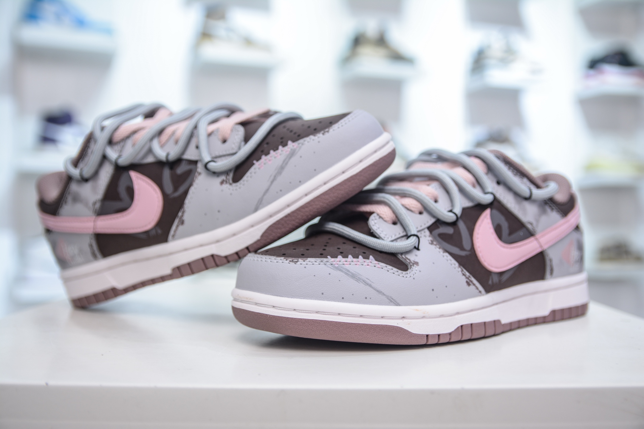 YC纯原 NK Dunk Low 粉梦副歌 粉棕黑 FZ3611-208