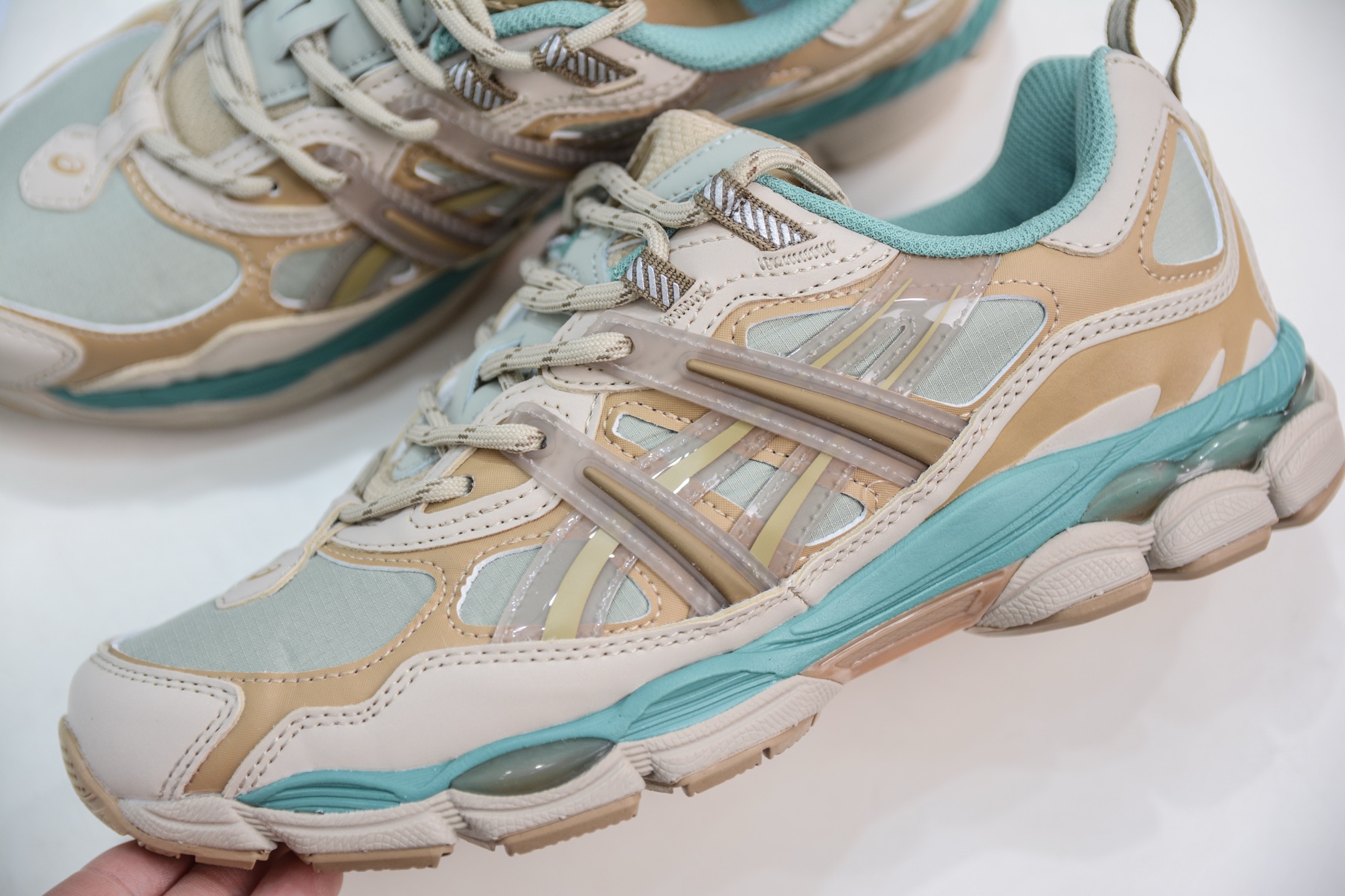 Asics Gel-NYC 纯原版本 亚瑟士运动休闲透气专业跑鞋 1203A558-300
