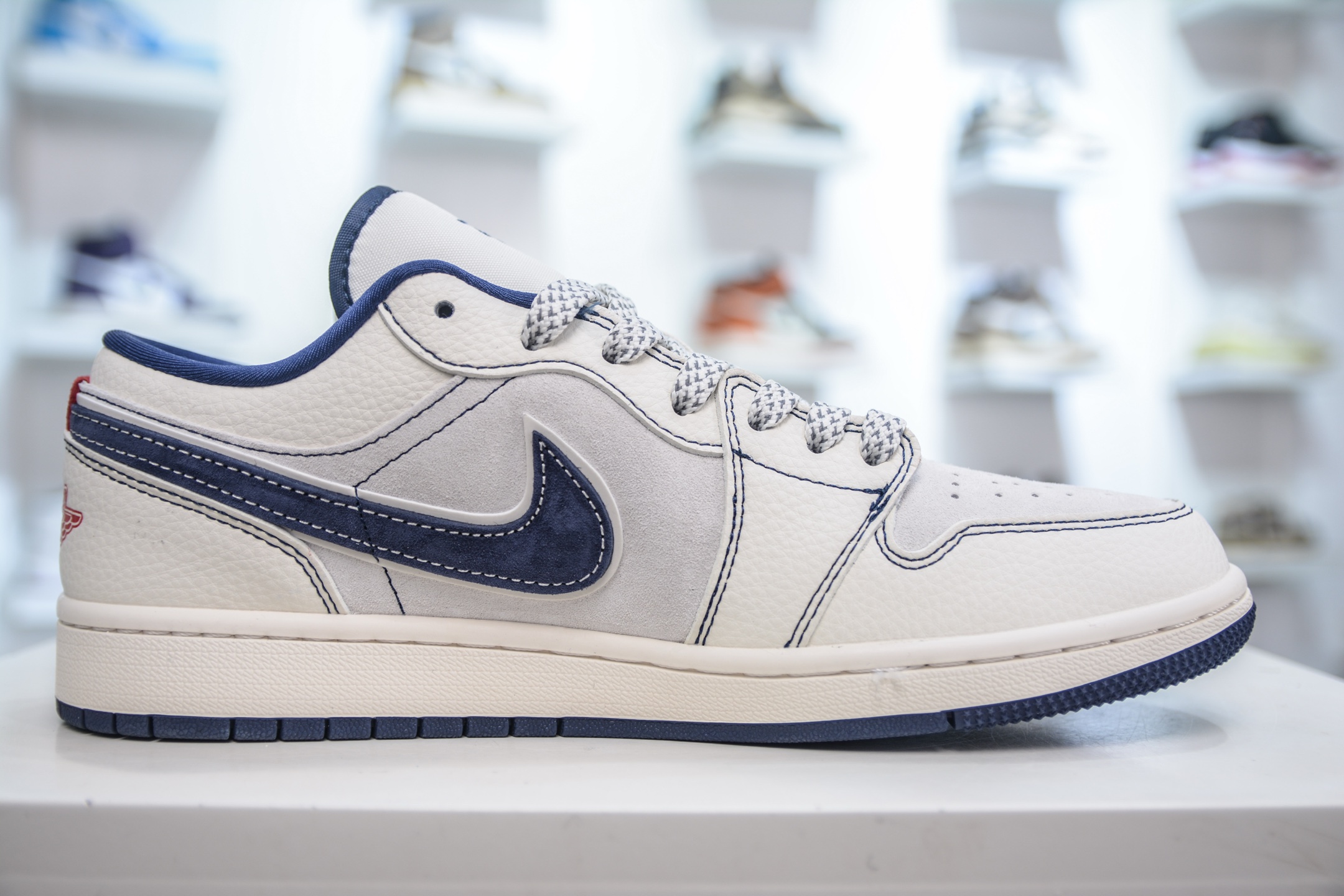 Nike Air Jordan 1 x Stussy 蛇年限定 斯图西联名-蓝勾织布 YX5066-316