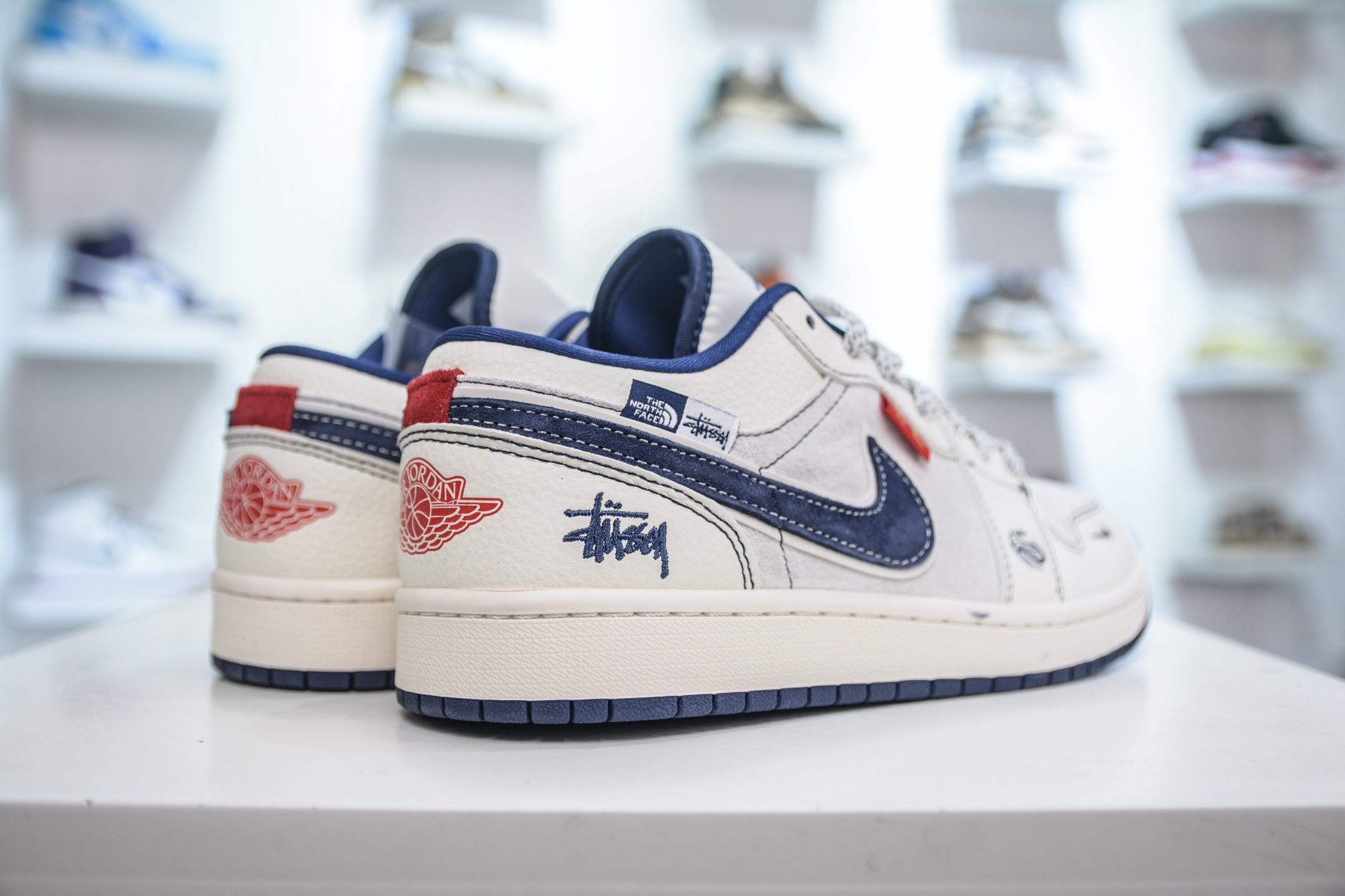 Nike Air Jordan 1 x Stussy 蛇年限定 斯图西联名-蓝勾织布 YX5066-316