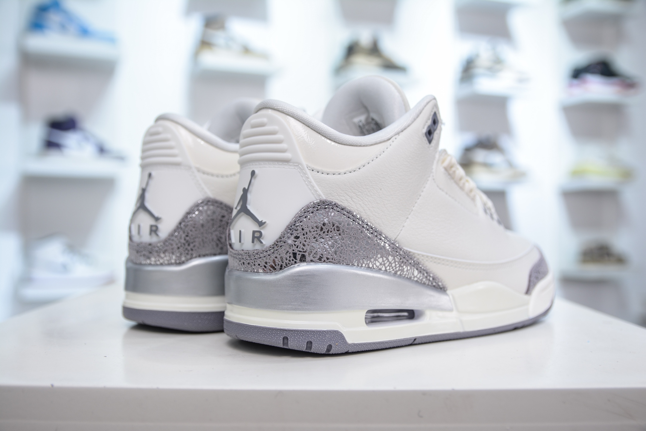 F版 Air Jordan 3 Retro”Sail Metallic Silver” AJ3 乔丹3代金属白银 CK9246-100