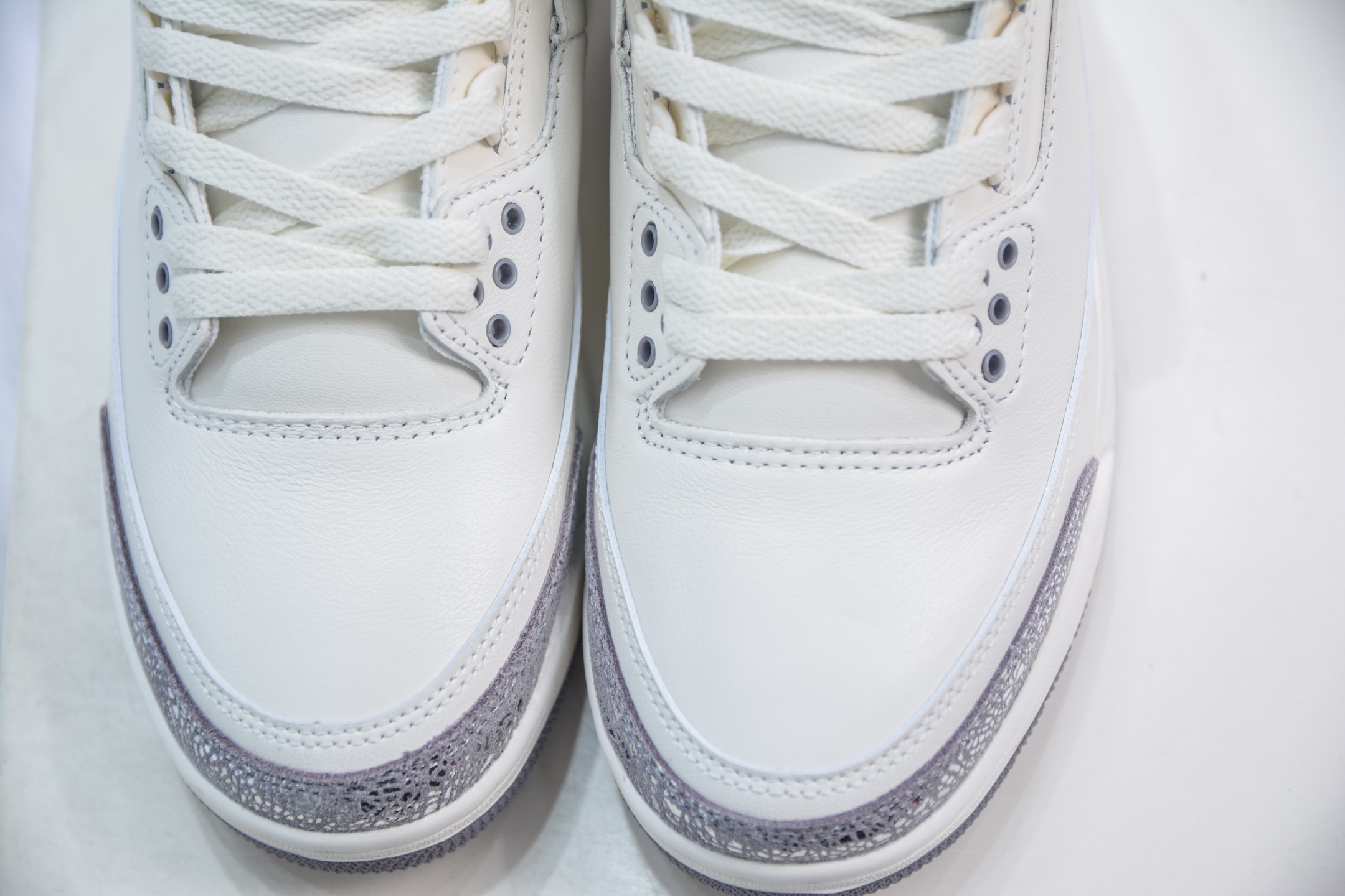 F版 Air Jordan 3 Retro”Sail Metallic Silver” AJ3 乔丹3代金属白银 CK9246-100