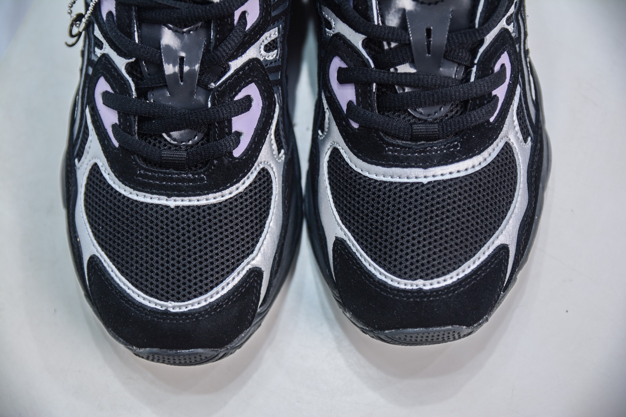 Asics Gel-NYC 纯原版本 亚瑟士运动休闲透气专业跑鞋 鞋面采用反绒皮与网布拼接 1203A632-001