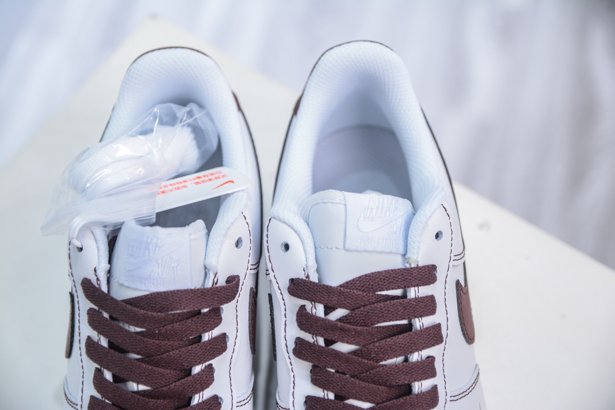 HY版纯原 Nike Air Force 1 Low “Just Do It” 联名白棕 CW2288-027