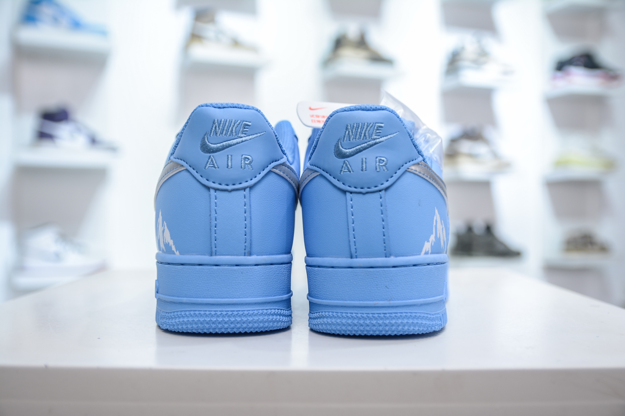 HY版纯原 Nike Air Force 1 Low UPHILL联名 蓝银 CW2288-027