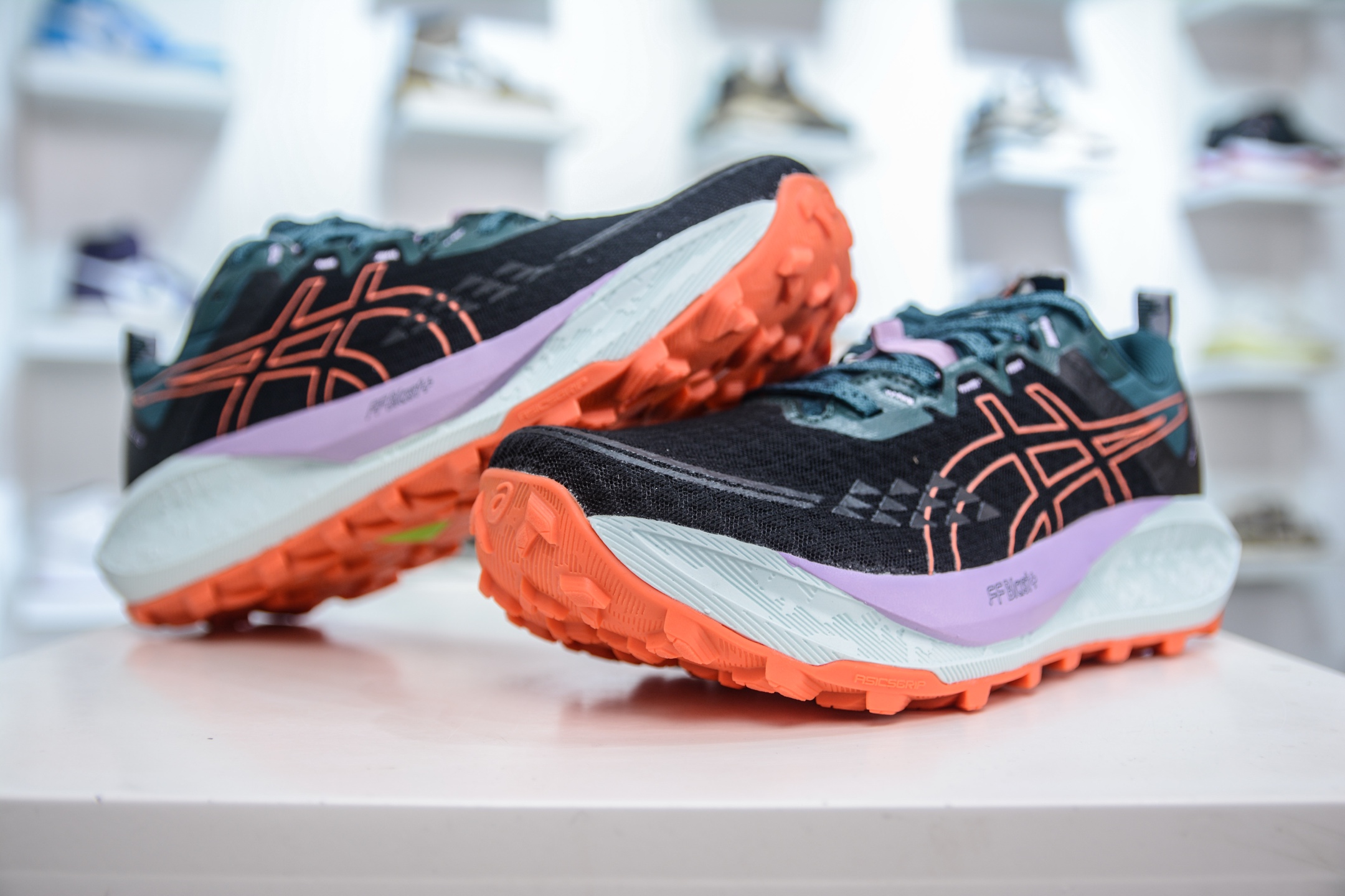 Asics Gel-Trabuco 13 复古亚瑟士透气休闲鞋缓震男子耐磨跑步鞋 1012B768-001