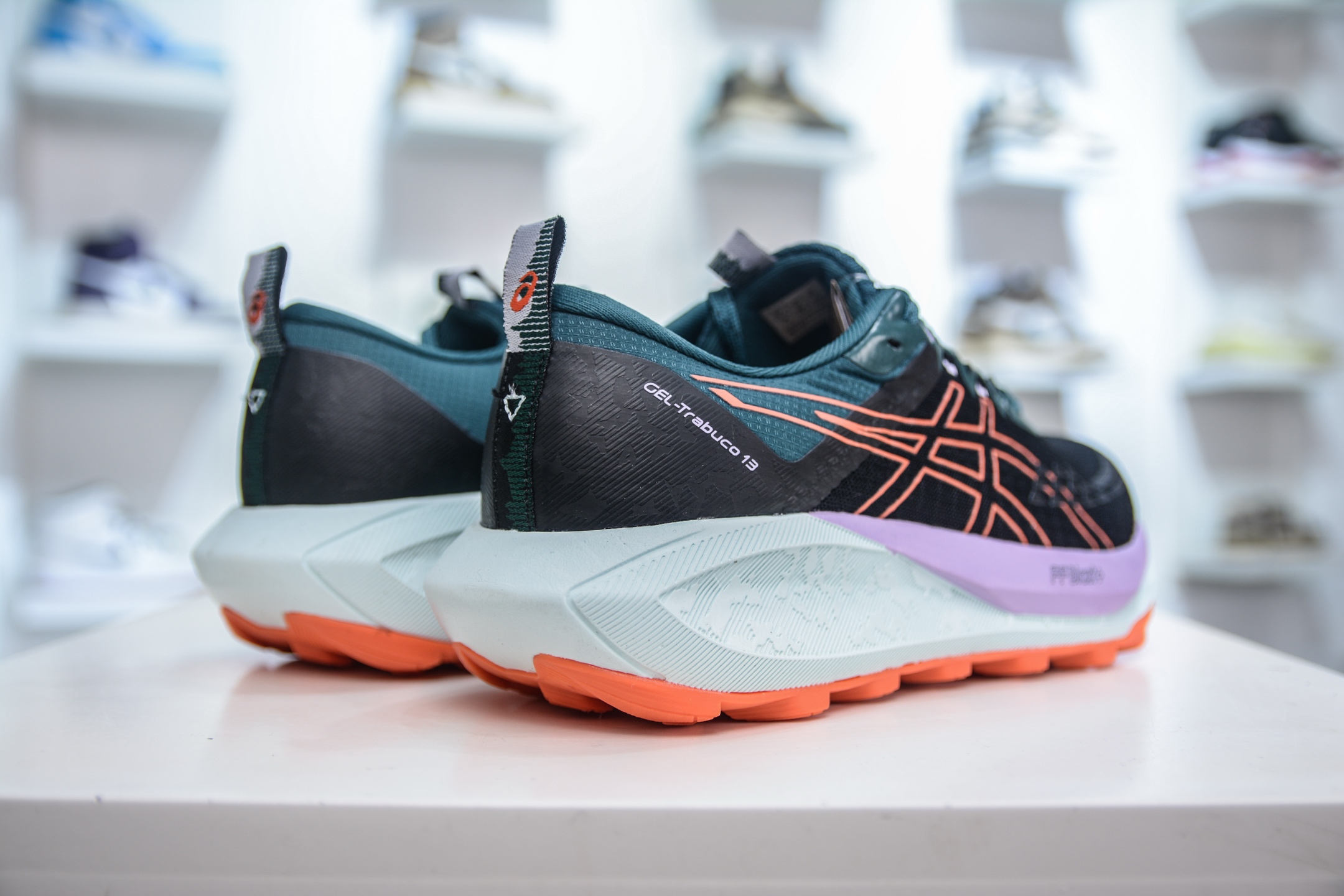 Asics Gel-Trabuco 13 复古亚瑟士透气休闲鞋缓震男子耐磨跑步鞋 1012B768-001