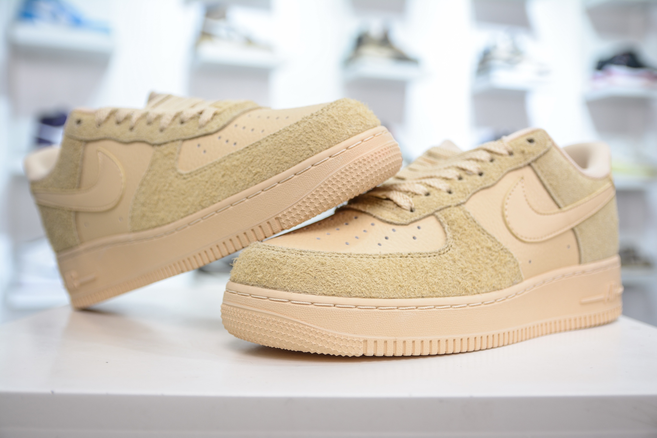 PB版 Nike Air Force 1′07 Low 香草棕 空军一号低帮百搭休闲运动板鞋 IB4001-200