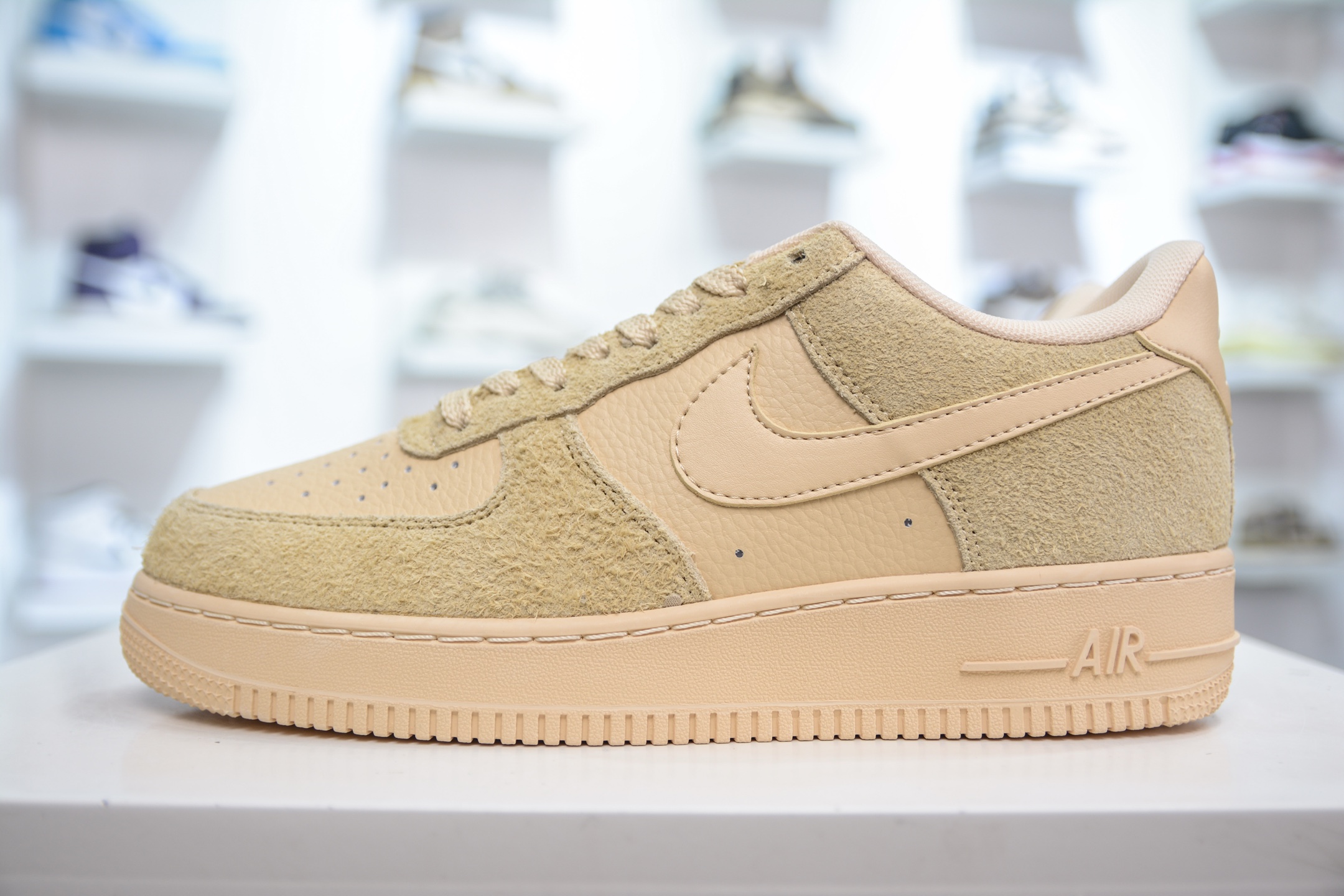 PB版 Nike Air Force 1′07 Low 香草棕 空军一号低帮百搭休闲运动板鞋 IB4001-200