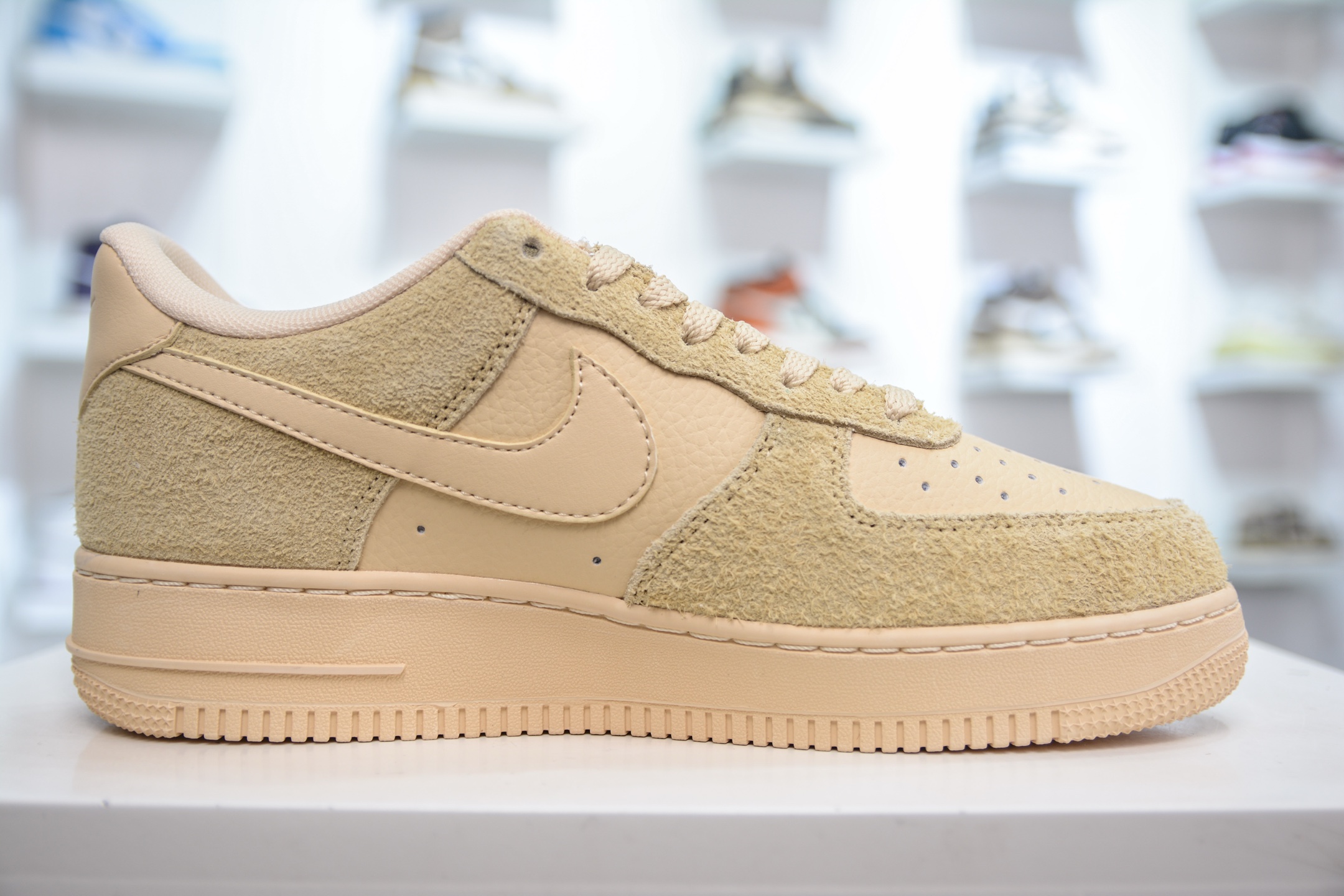 PB版 Nike Air Force 1′07 Low 香草棕 空军一号低帮百搭休闲运动板鞋 IB4001-200