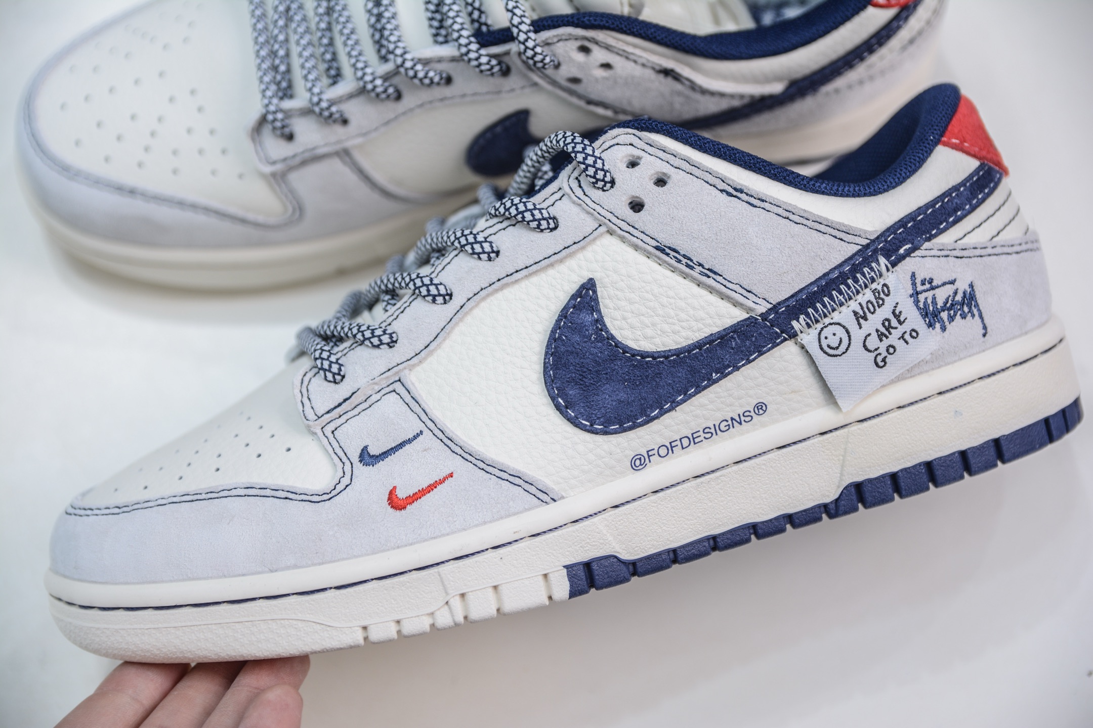 Nike SB Dunk Low x Stussy 斯图西联名-贴布藏蓝勾 YX5066-297